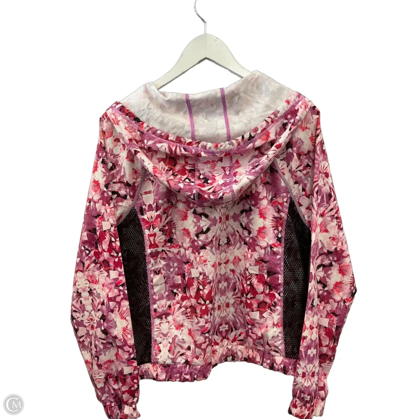 Athletic Jacket By Champion In Pink, Size: L