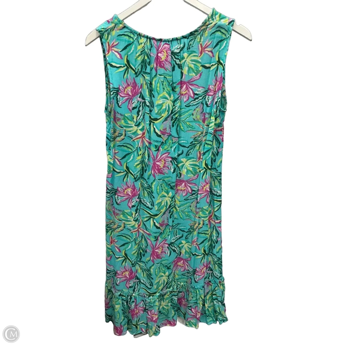 Dress Casual Midi By Stella Parker In Floral Print, Size: L