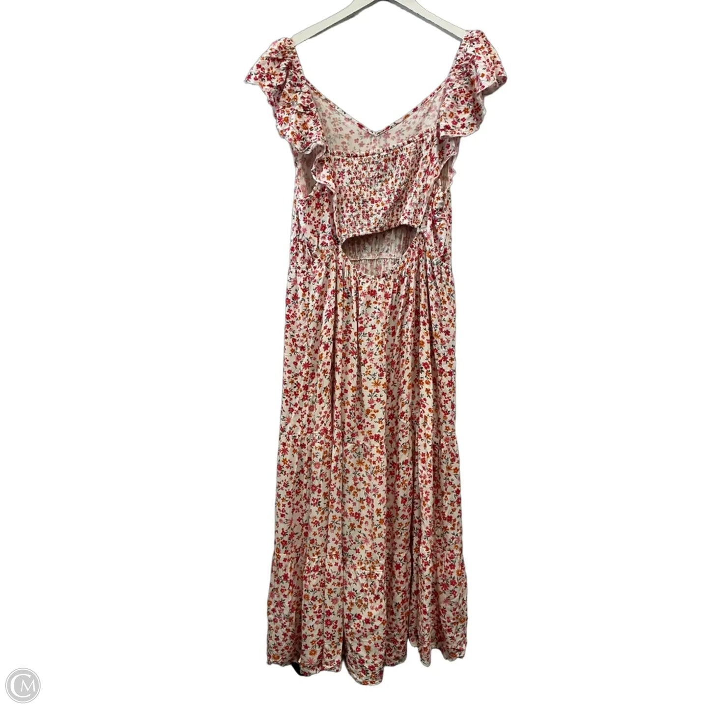 Dress Casual Midi By Clothes Mentor In Floral Print, Size: 2x