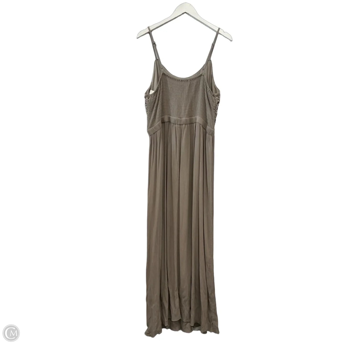Dress Casual Maxi By Time And Tru In Brown, Size: 3x