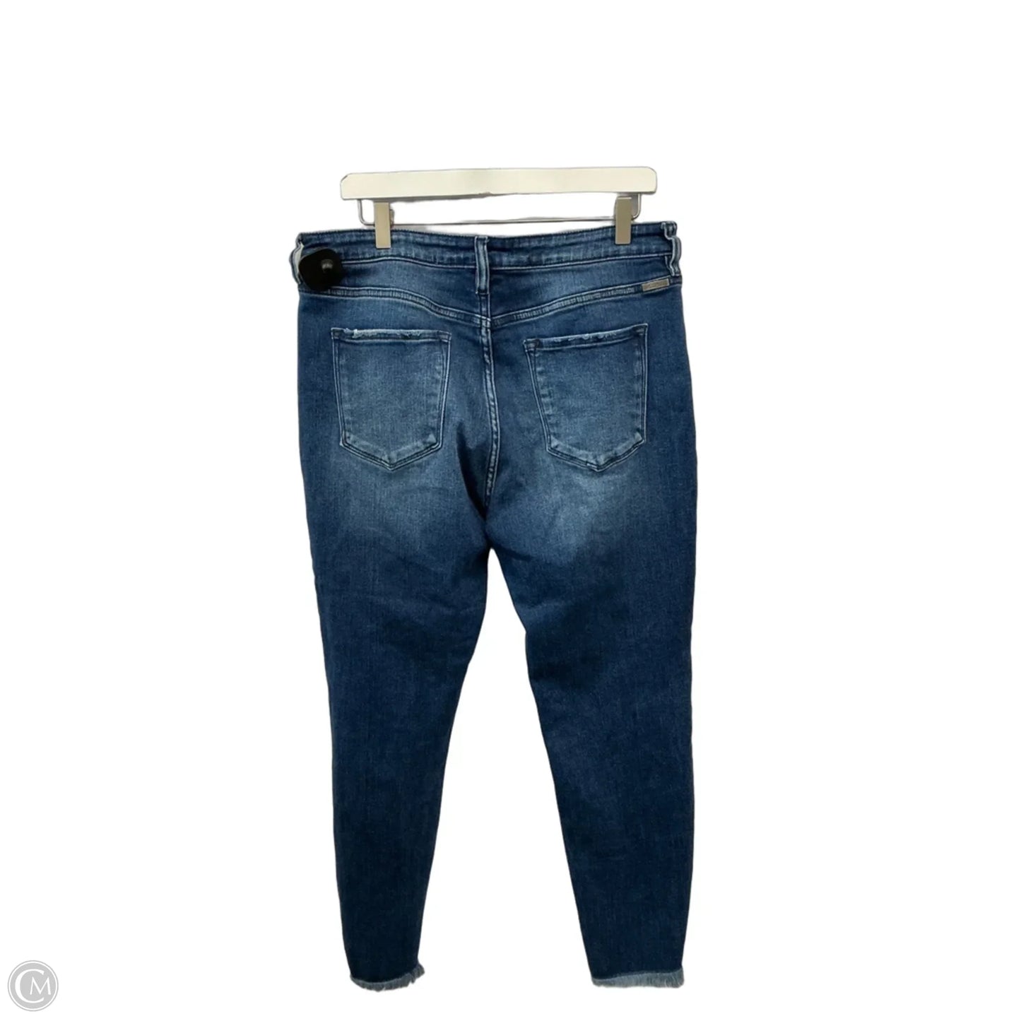 Jeans Skinny By Kancan In Blue Denim, Size: 14