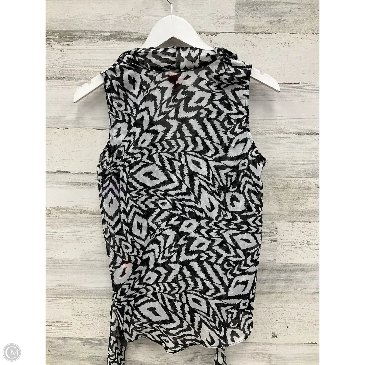 Top Sleeveless By Kirna Zabete In Black, Size: Xs