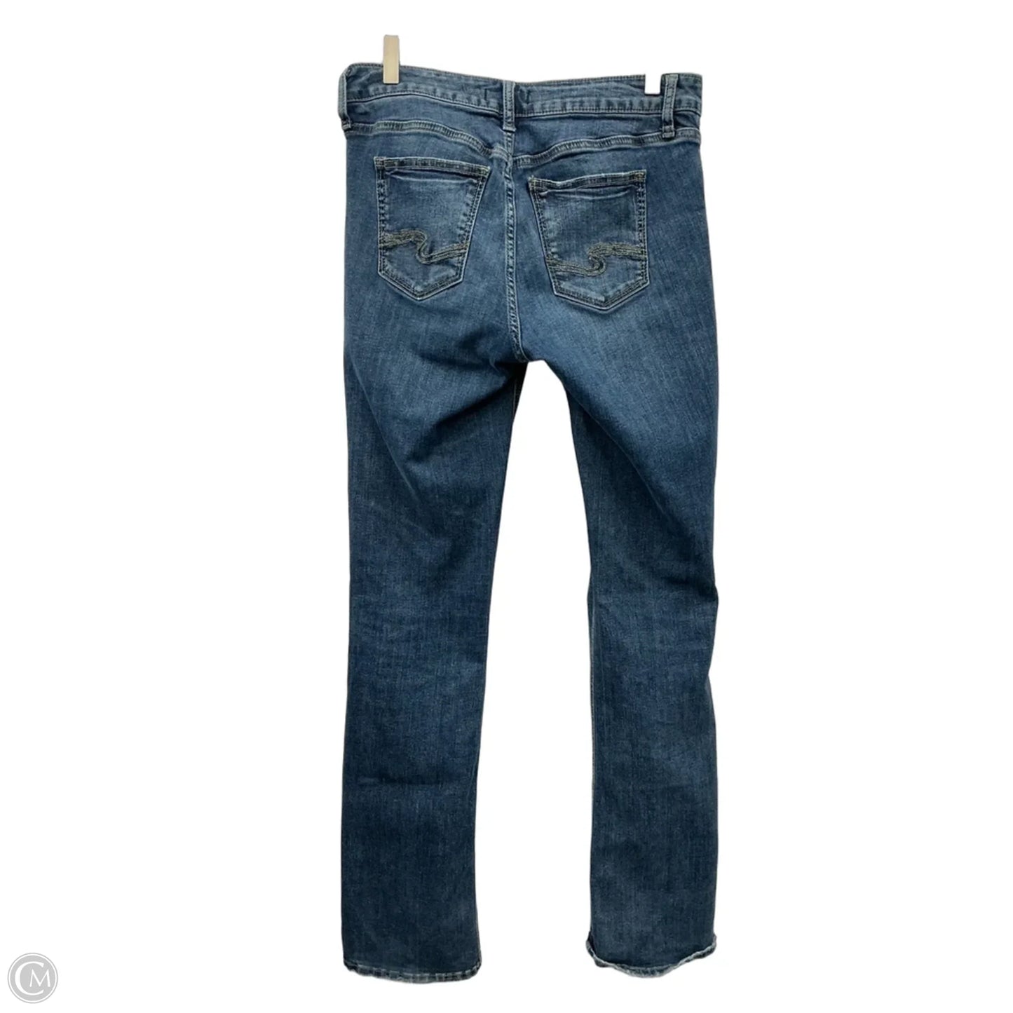 Jeans Straight By Silver In Blue Denim, Size: 8
