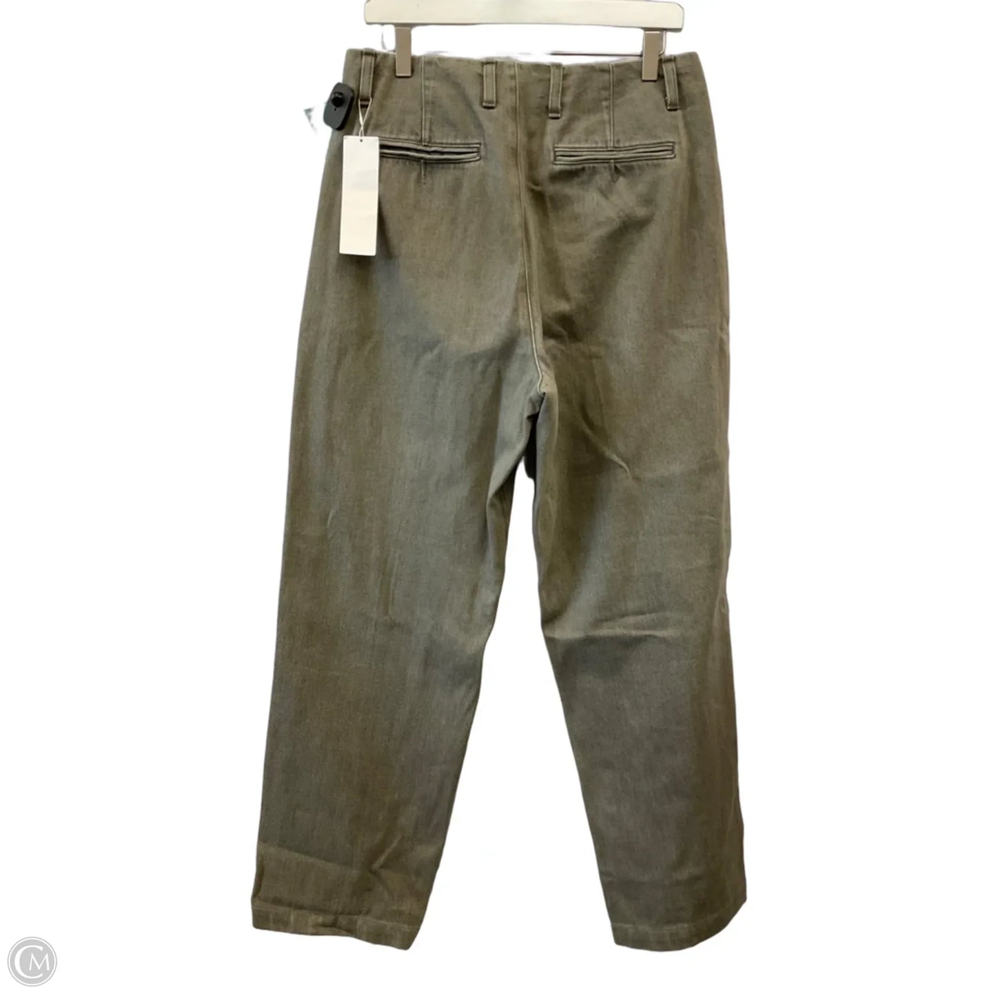 Jeans Wide Leg By Uniqlo In Green, Size: 10