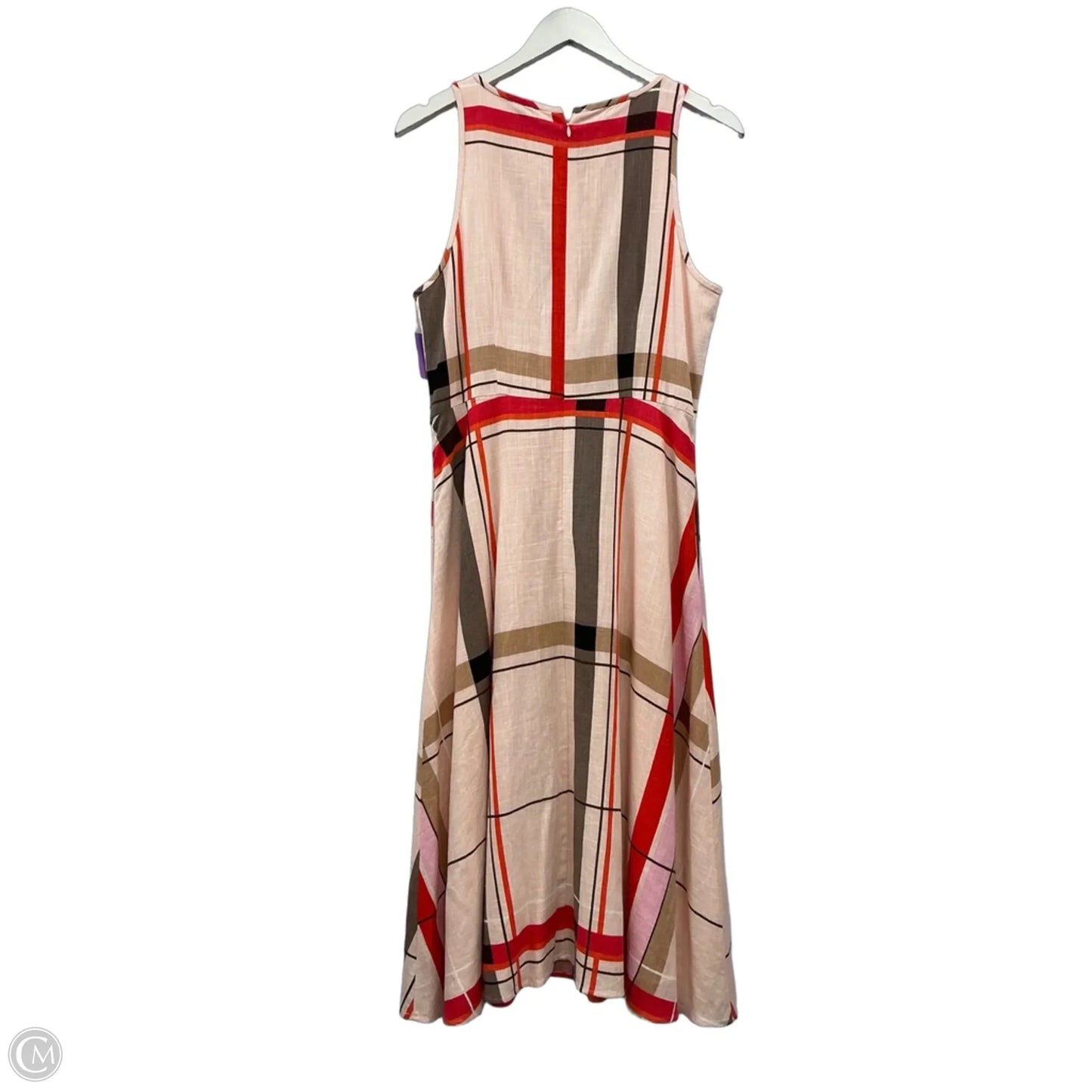 Dress Casual Midi By Ann Taylor In Pink, Size: M