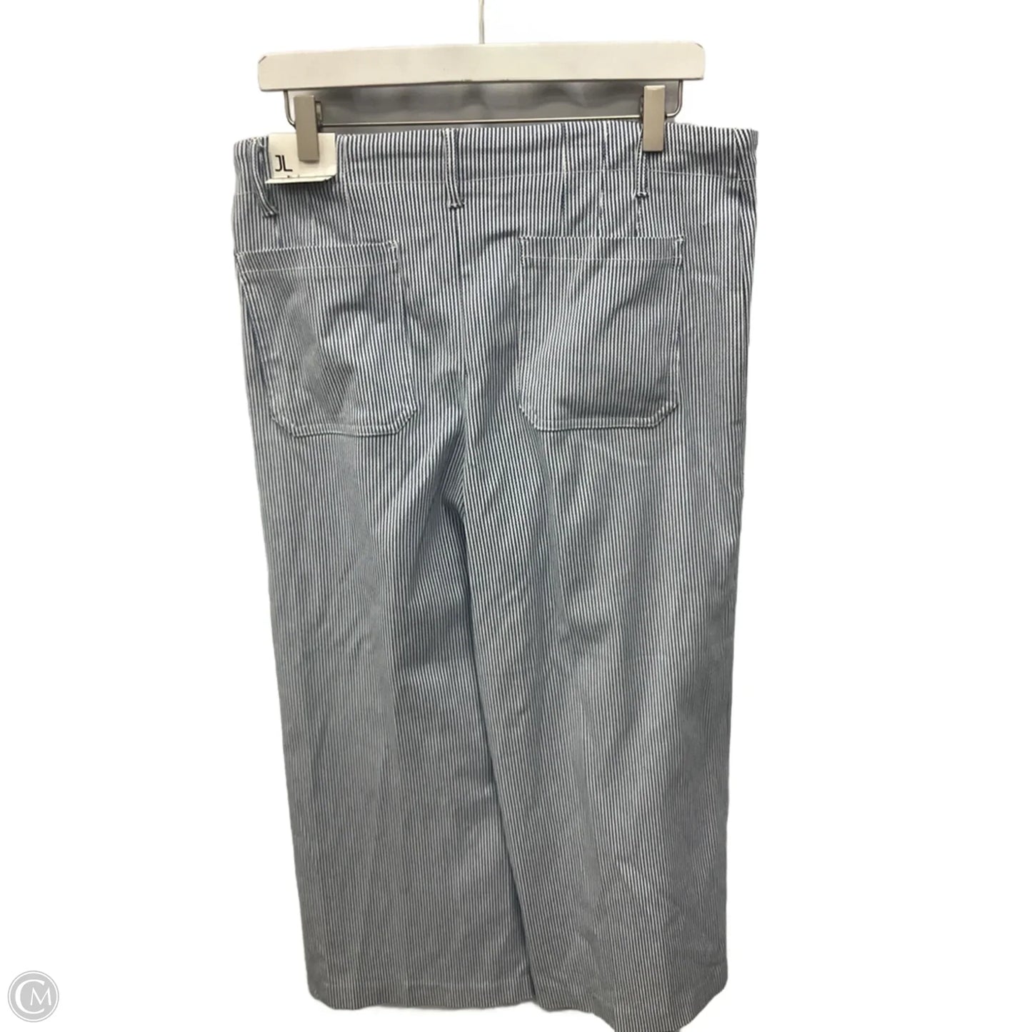 Jeans Straight By Jules & Leopold In Blue & White, Size: L