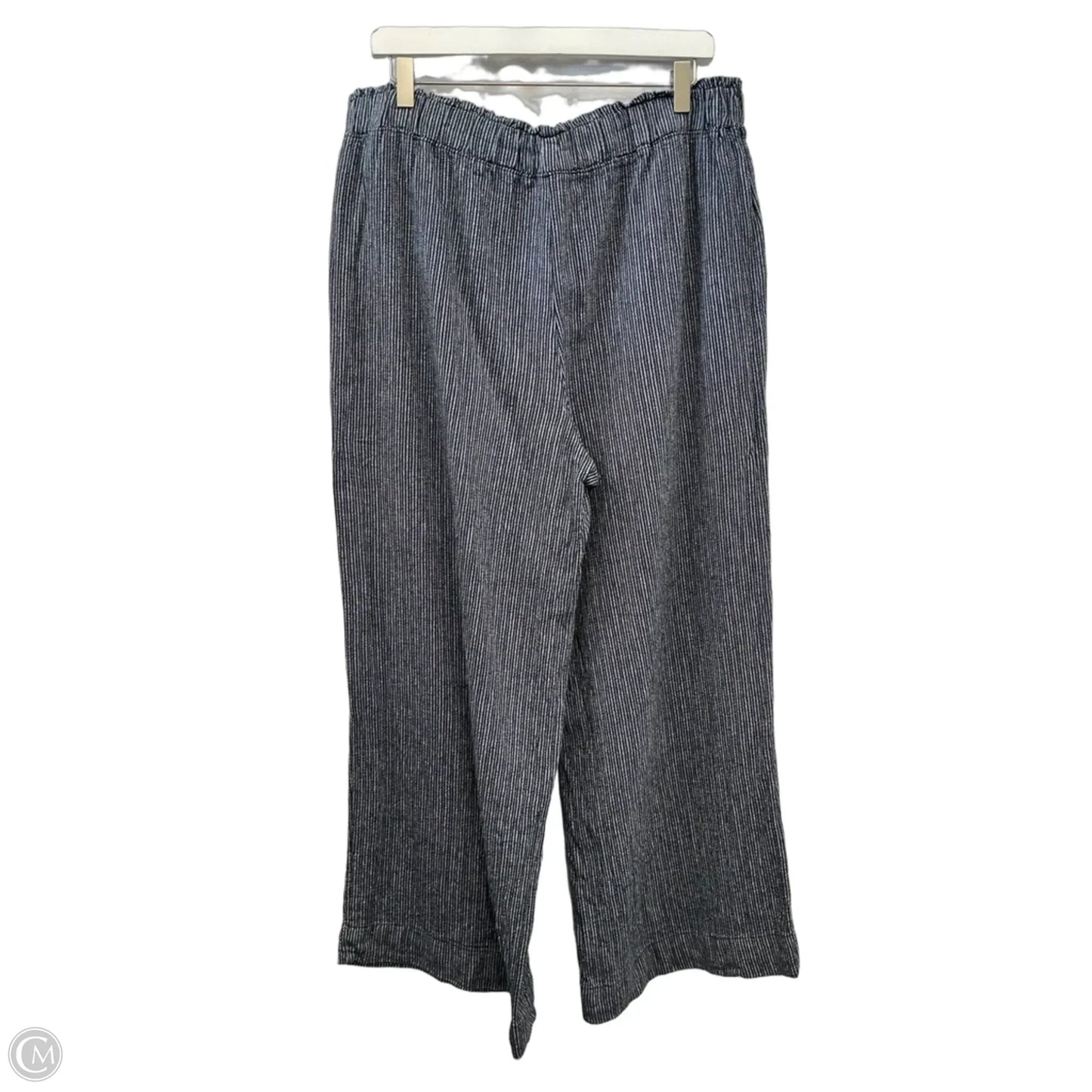 Pants Wide Leg By Time And Tru In Striped Pattern, Size: 14
