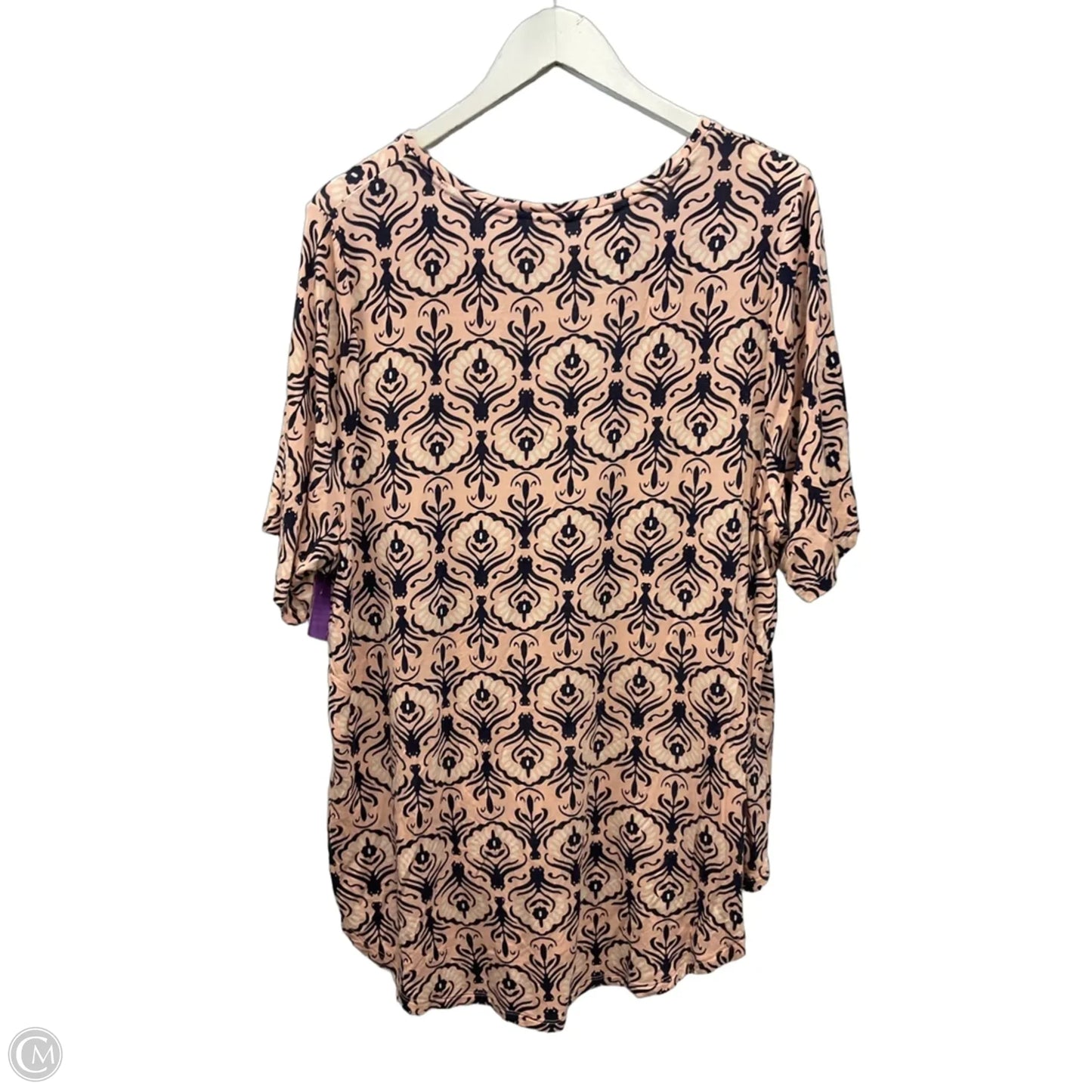 Top Short Sleeve By Lane Bryant In Pink, Size: 2x
