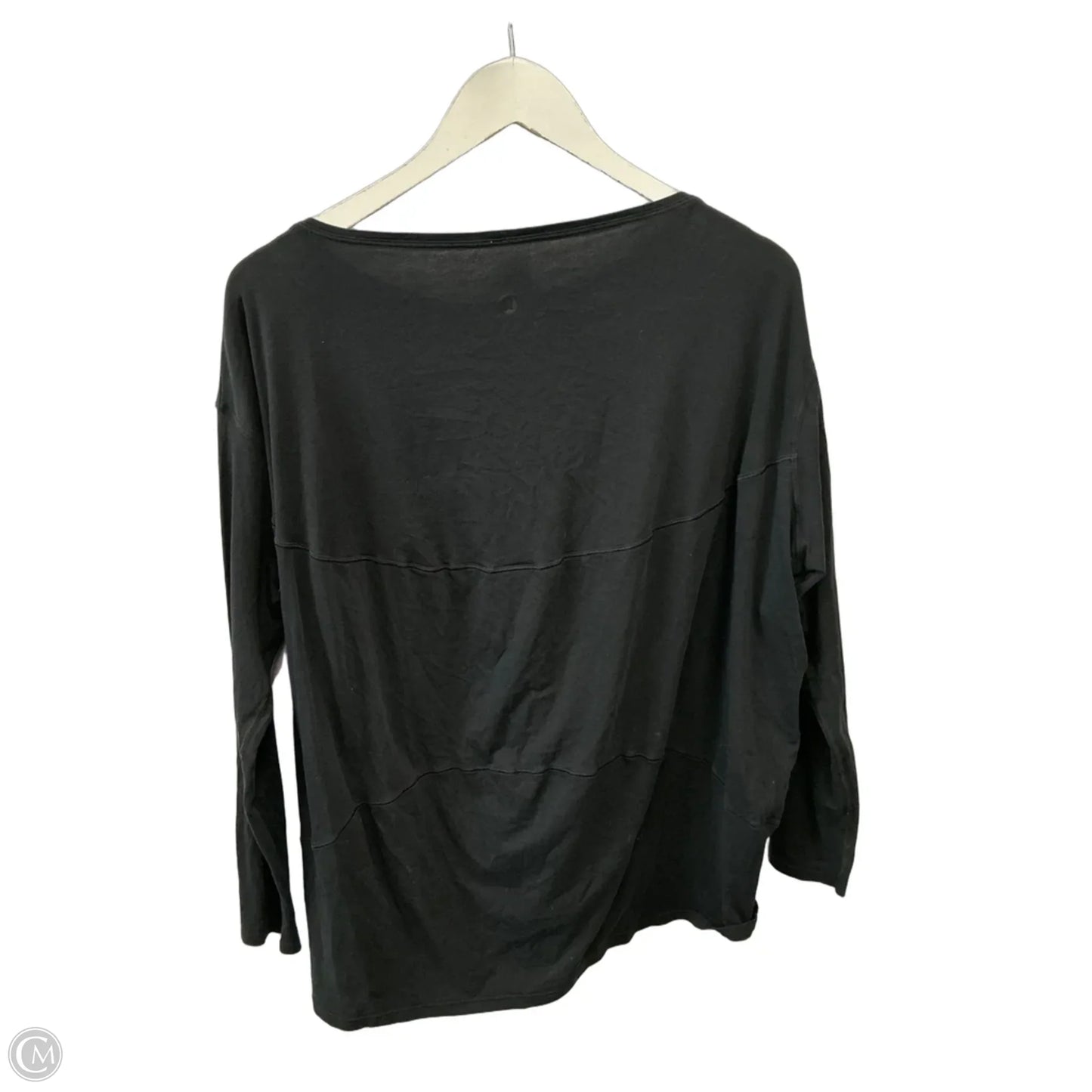 Athletic Top Long Sleeve Crewneck By Lululemon In Black, Size: 10