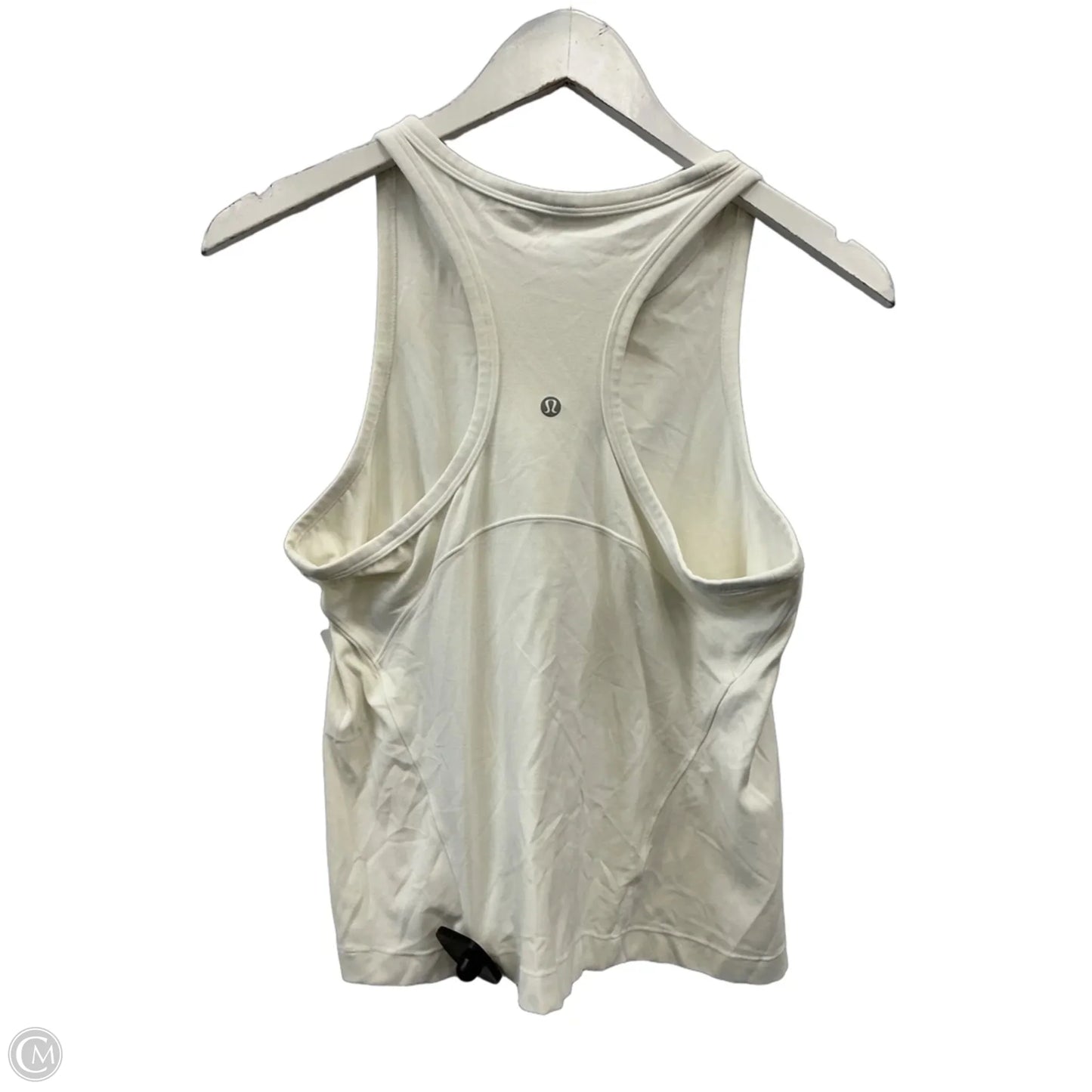 Athletic Tank Top By Lululemon In White, Size: L