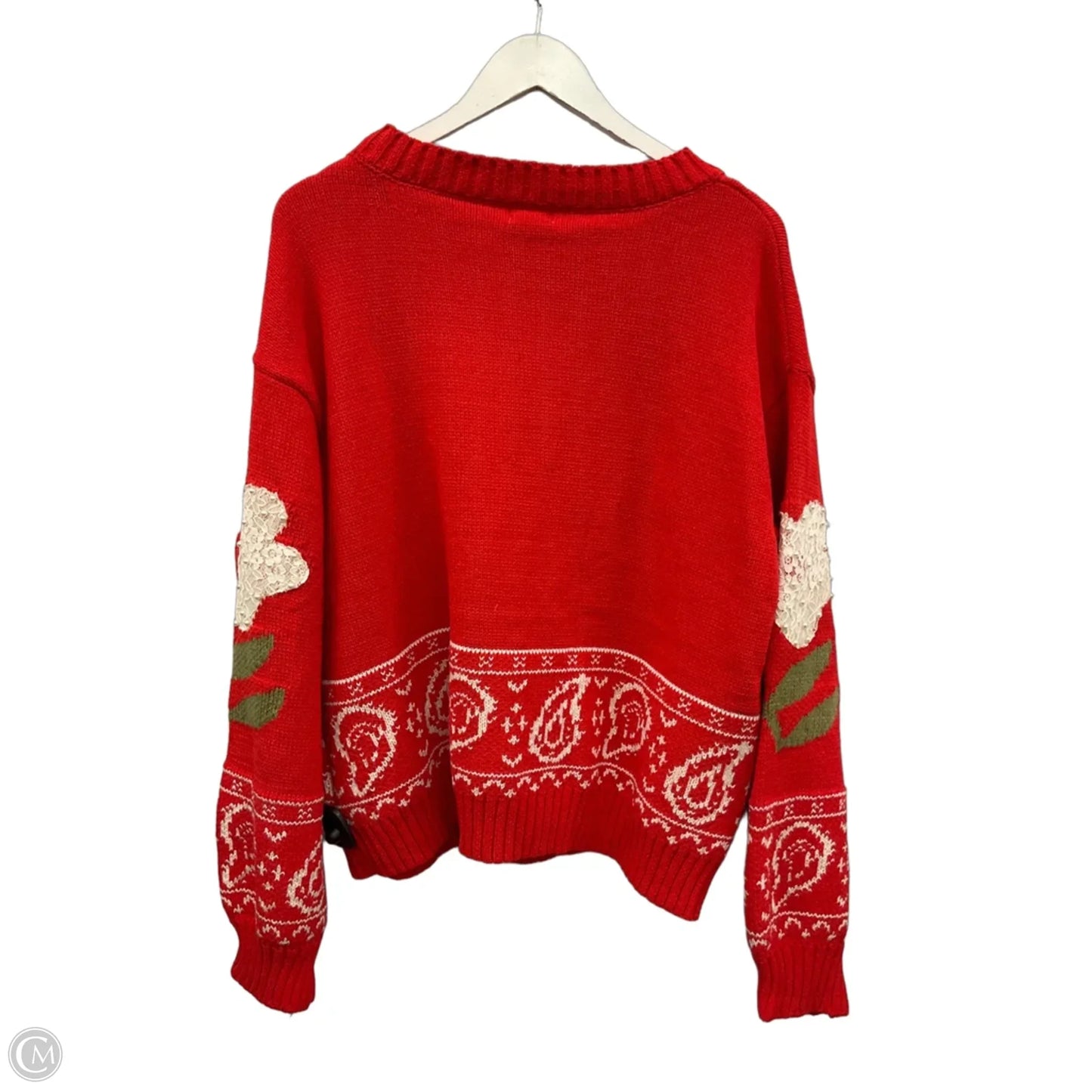 Sweater By Pol In Red, Size: L