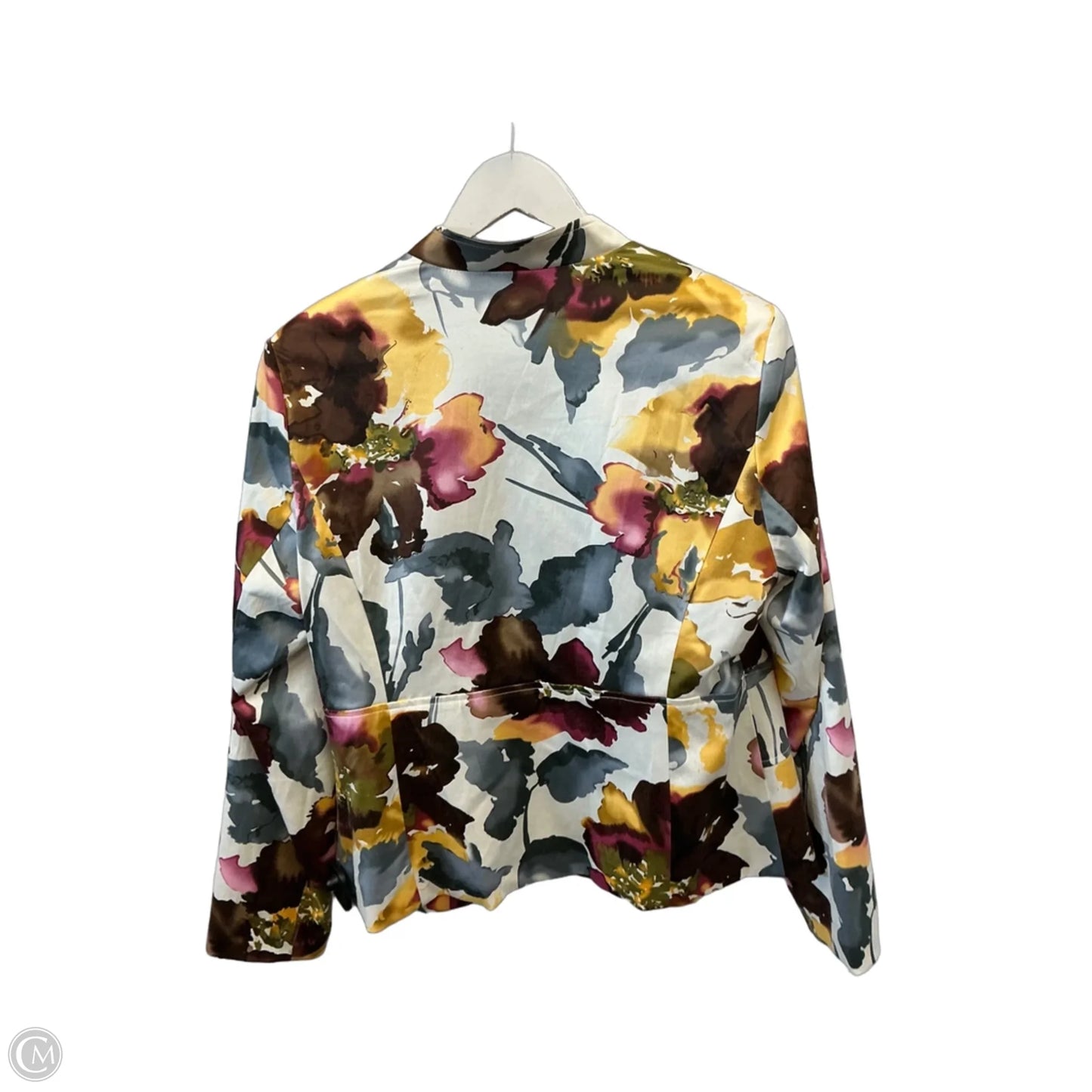 Jacket Other By Christopher And Banks In Floral Print, Size: L