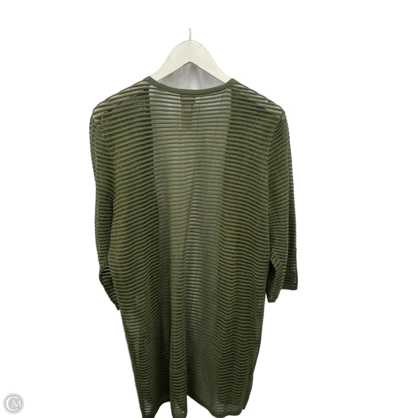 Cardigan By Chicos In Green, Size: L
