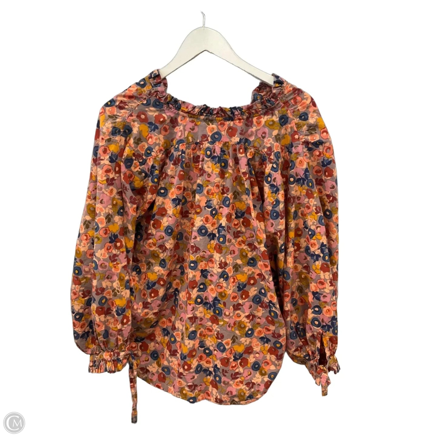 Top Long Sleeve By Sundance In Floral Print, Size: Xl