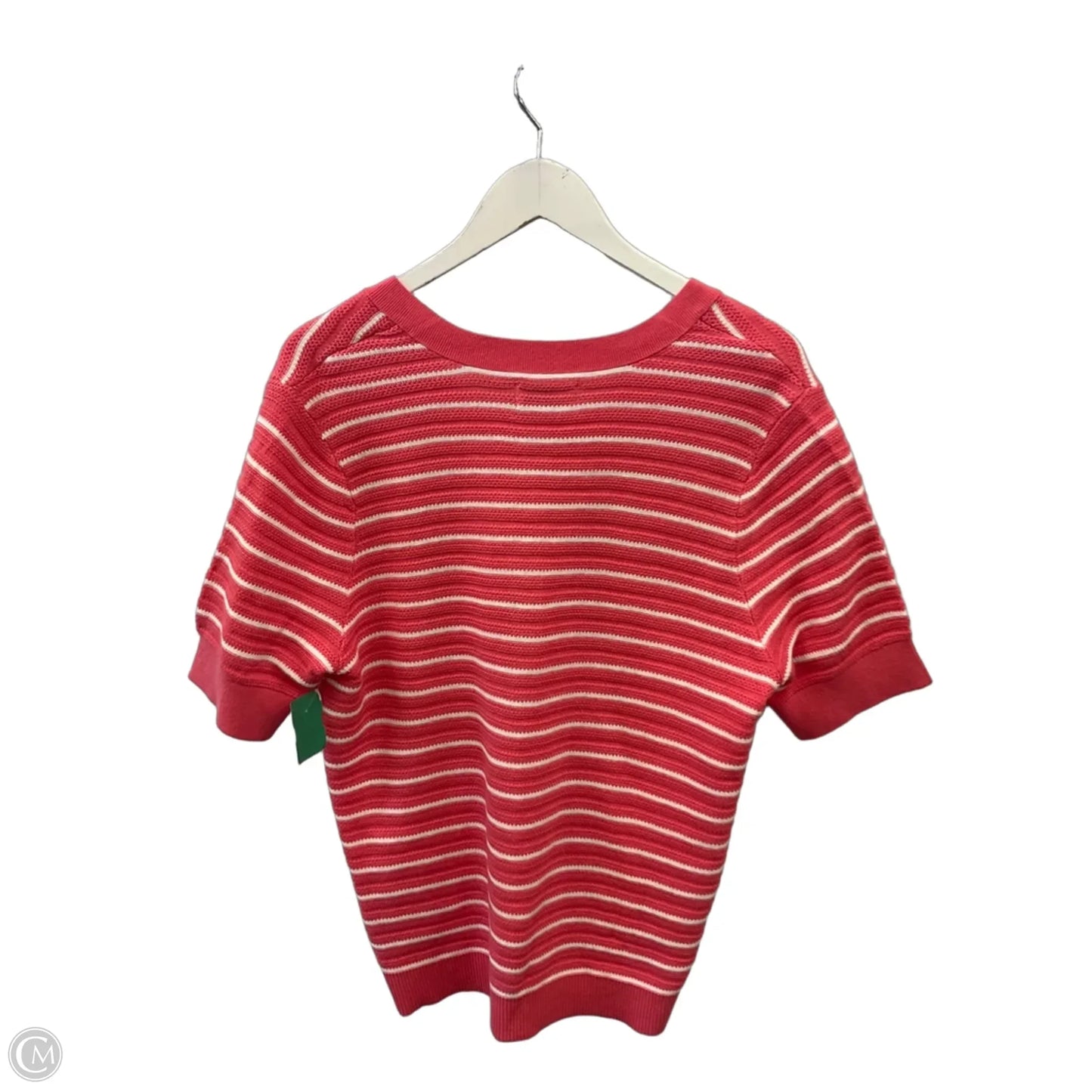 Sweater Short Sleeve By Croft And Barrow In Pink, Size: L