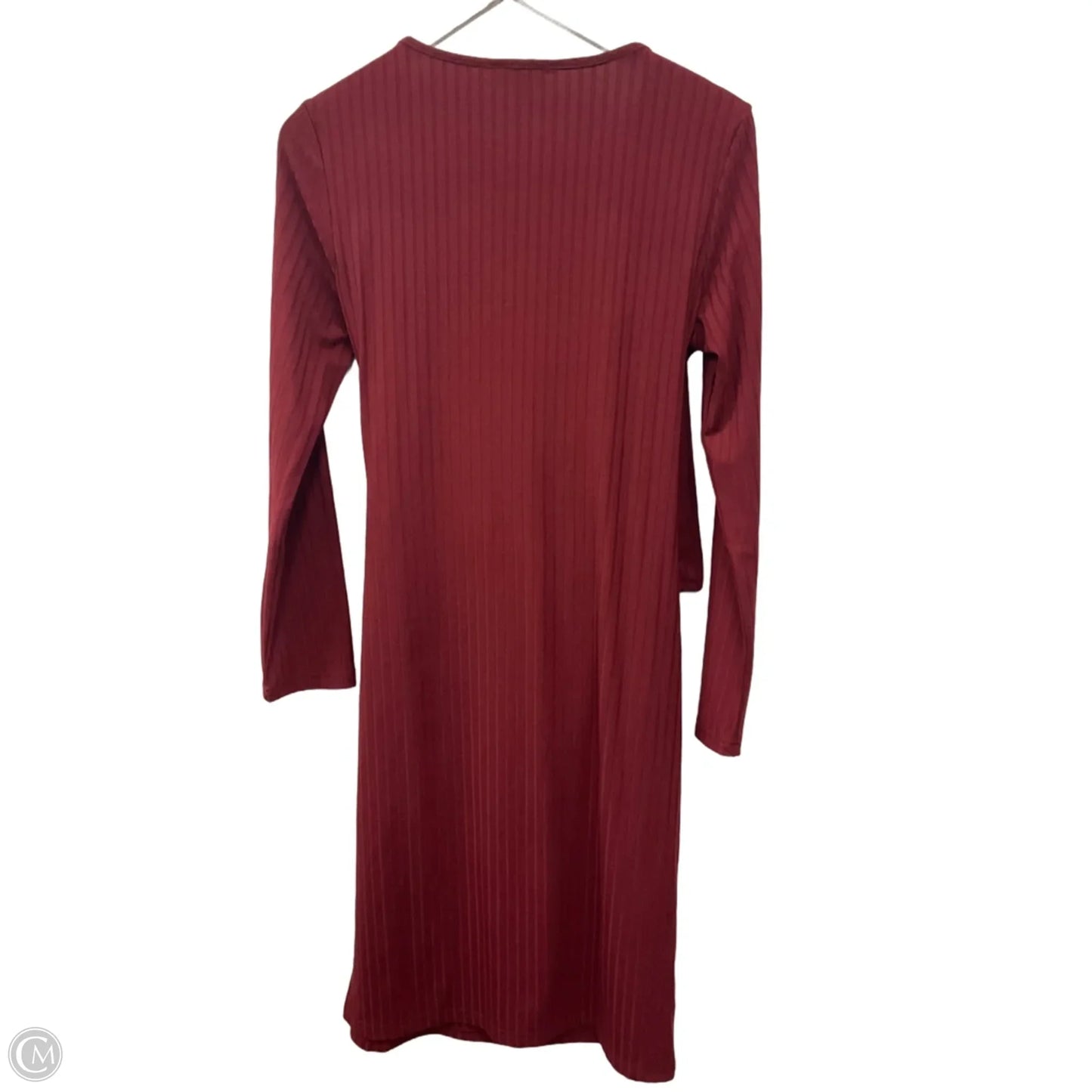 Dress Casual Short By Clothes Mentor In Maroon, Size: L