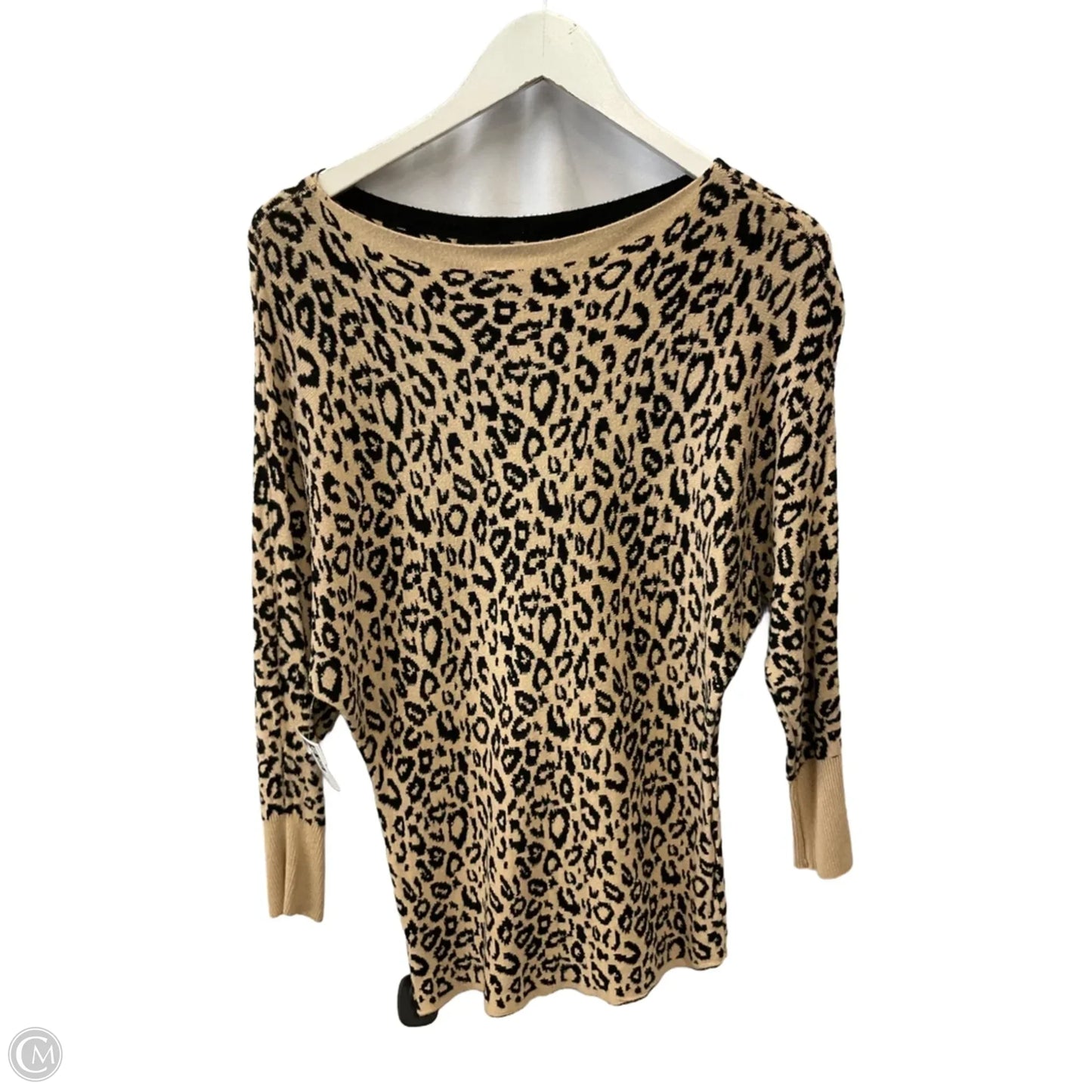 Top Long Sleeve By Maurices In Animal Print, Size: M