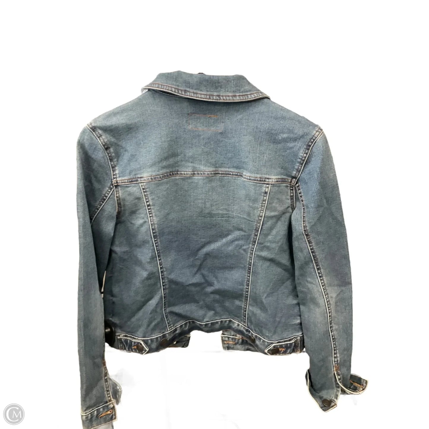 Jacket Denim By Time And Tru In Blue Denim, Size: S