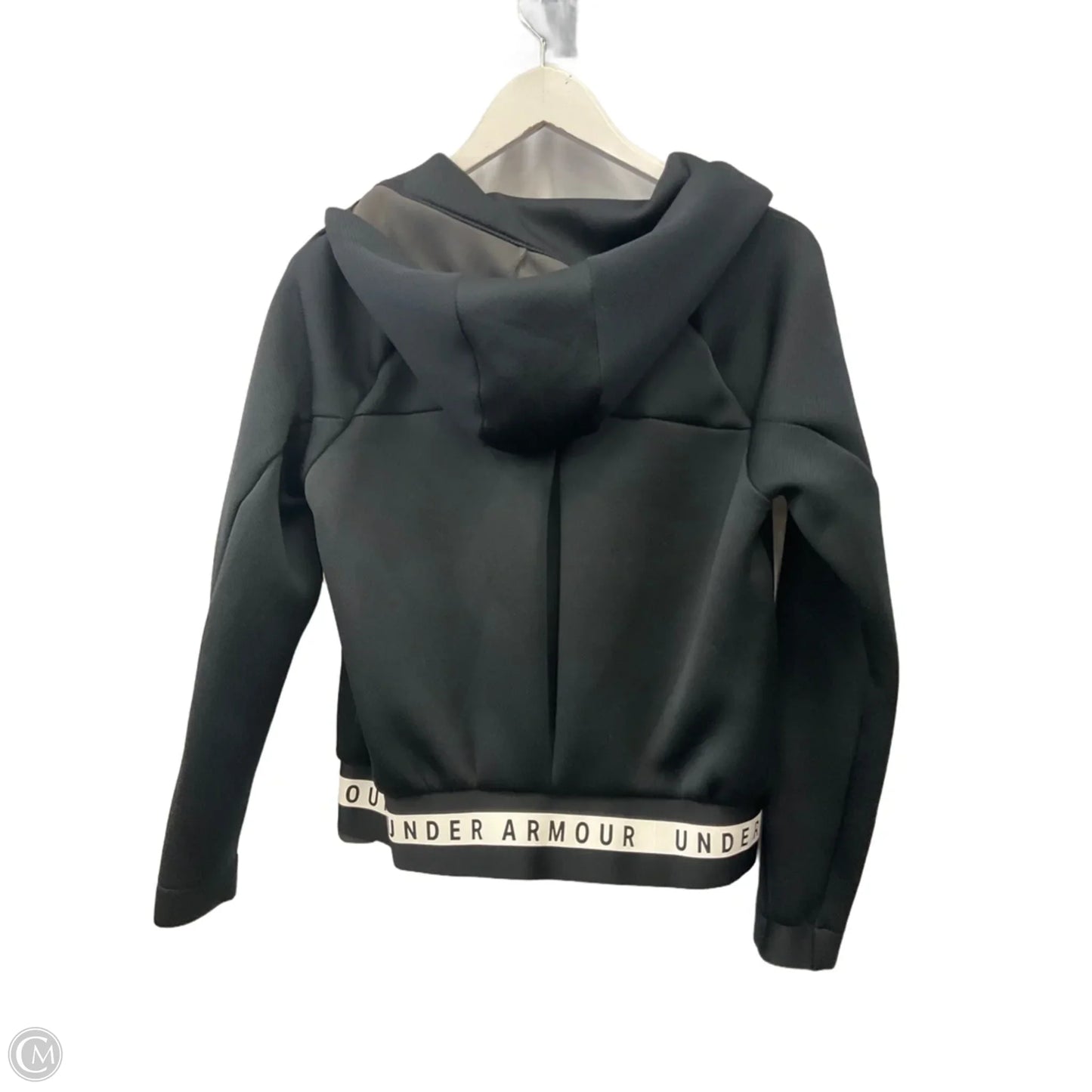 Athletic Jacket By Under Armour In Black, Size: M