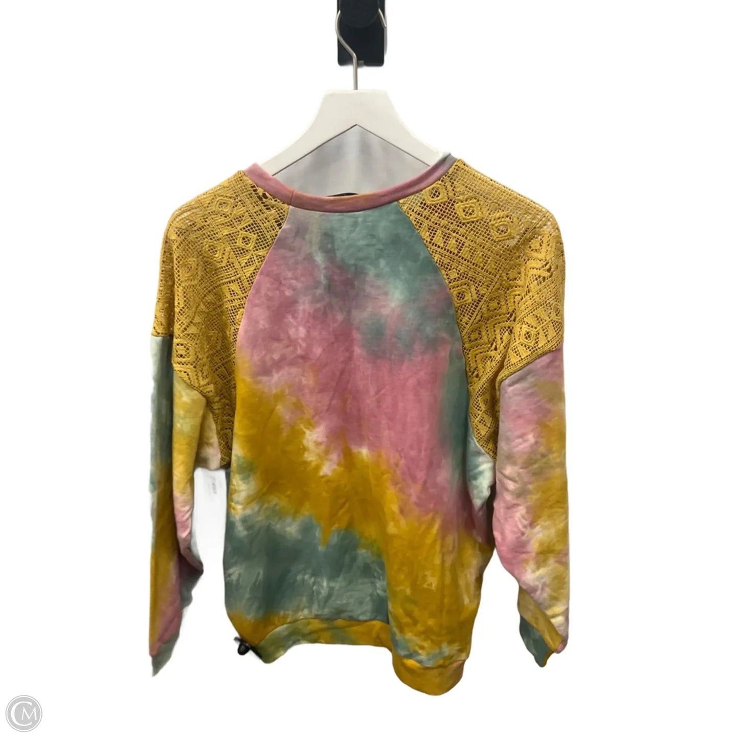 Sweatshirt Crewneck By Davi & Dani In Tie Dye Print, Size: M