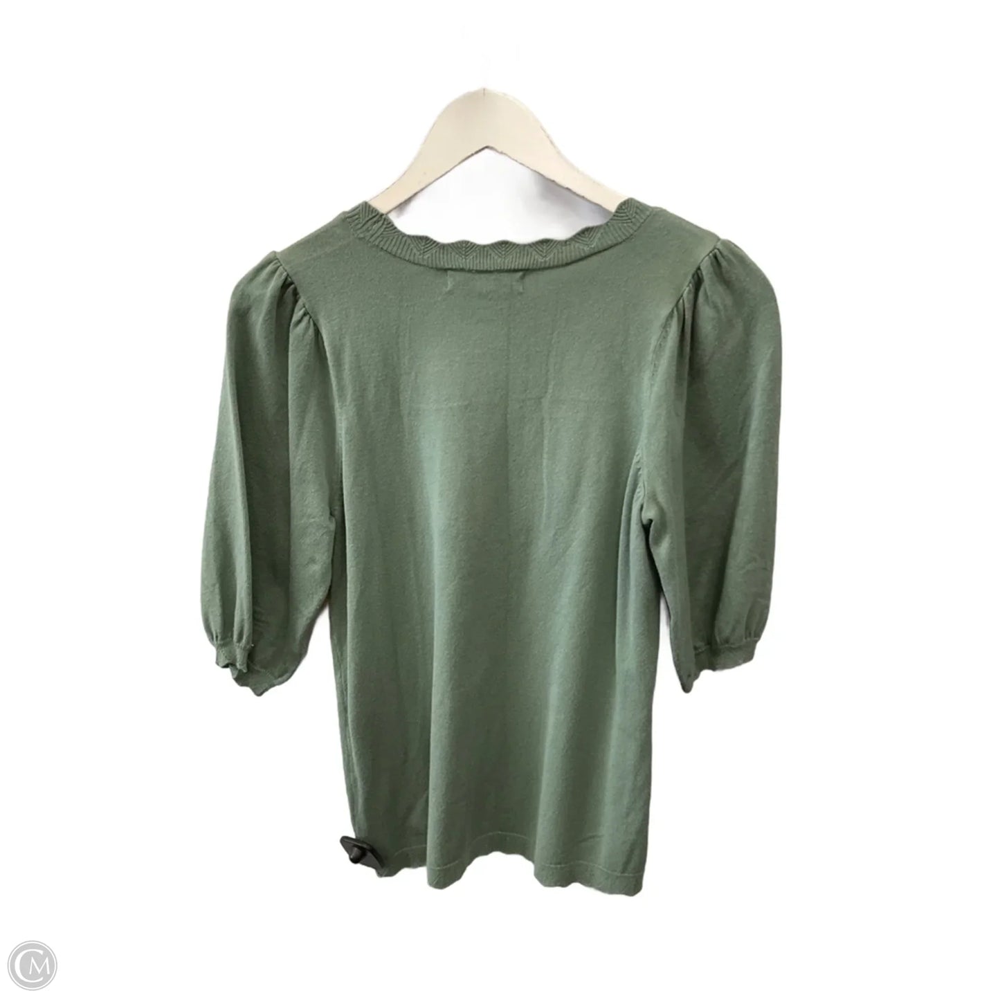 Sweater Short Sleeve By Marled In Green, Size: M