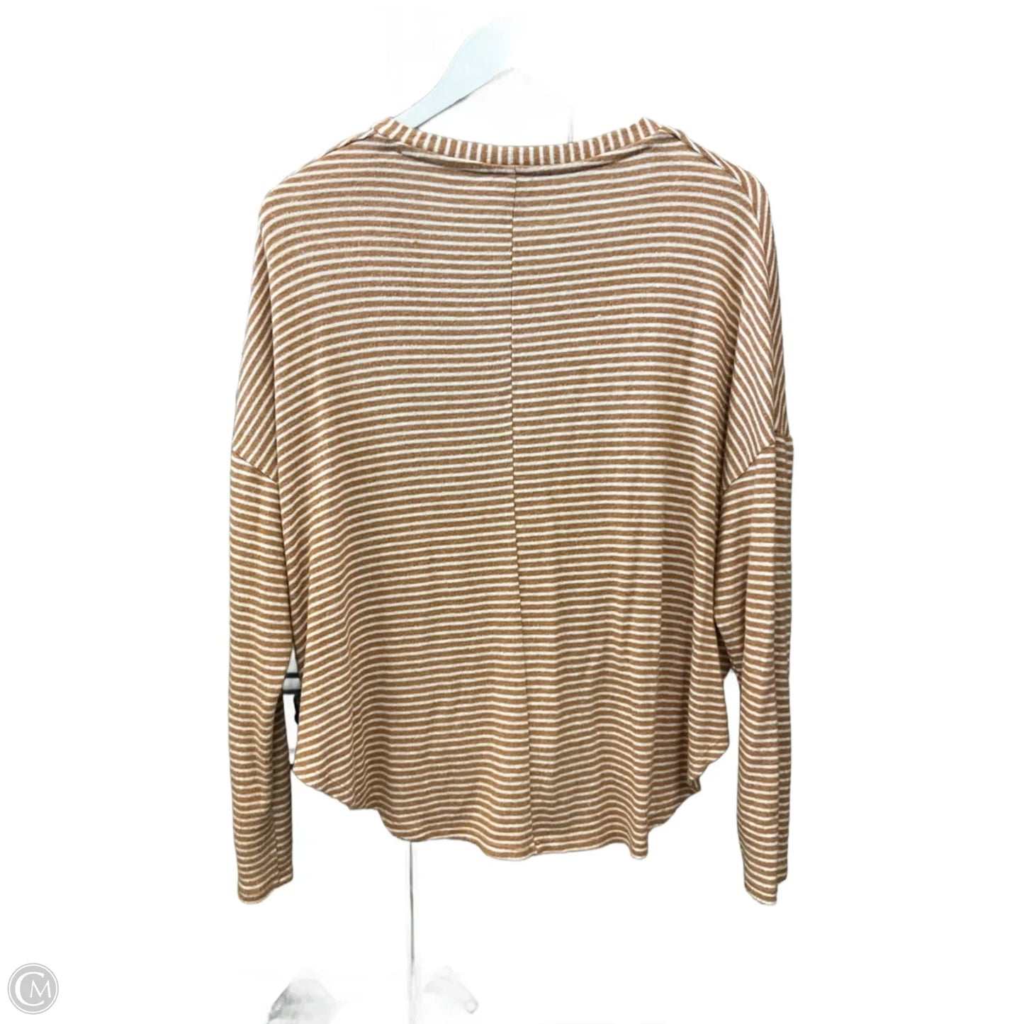 Top Long Sleeve By Forever 21 In Striped Pattern, Size: S