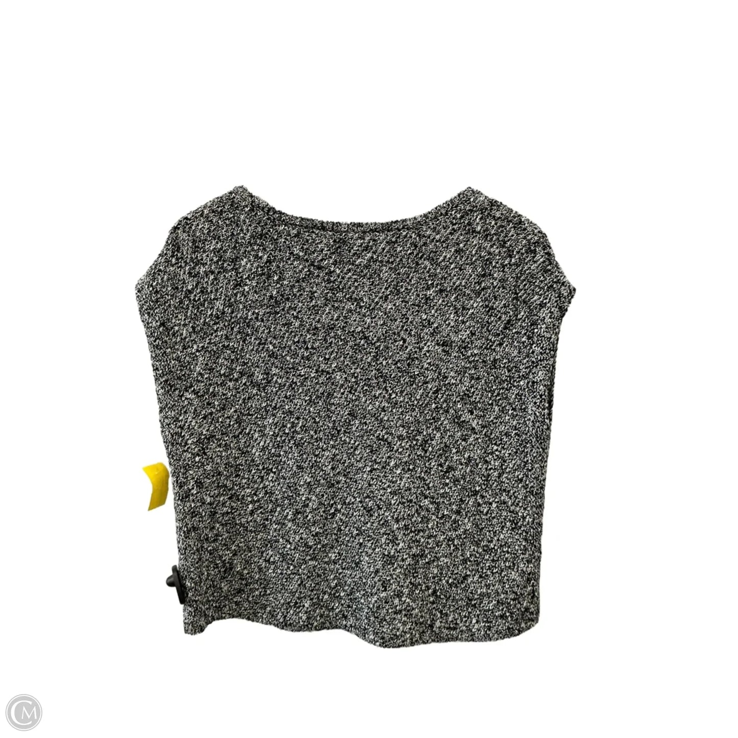 Vest Sweater By Eileen Fisher In Black & White, Size: Xsp