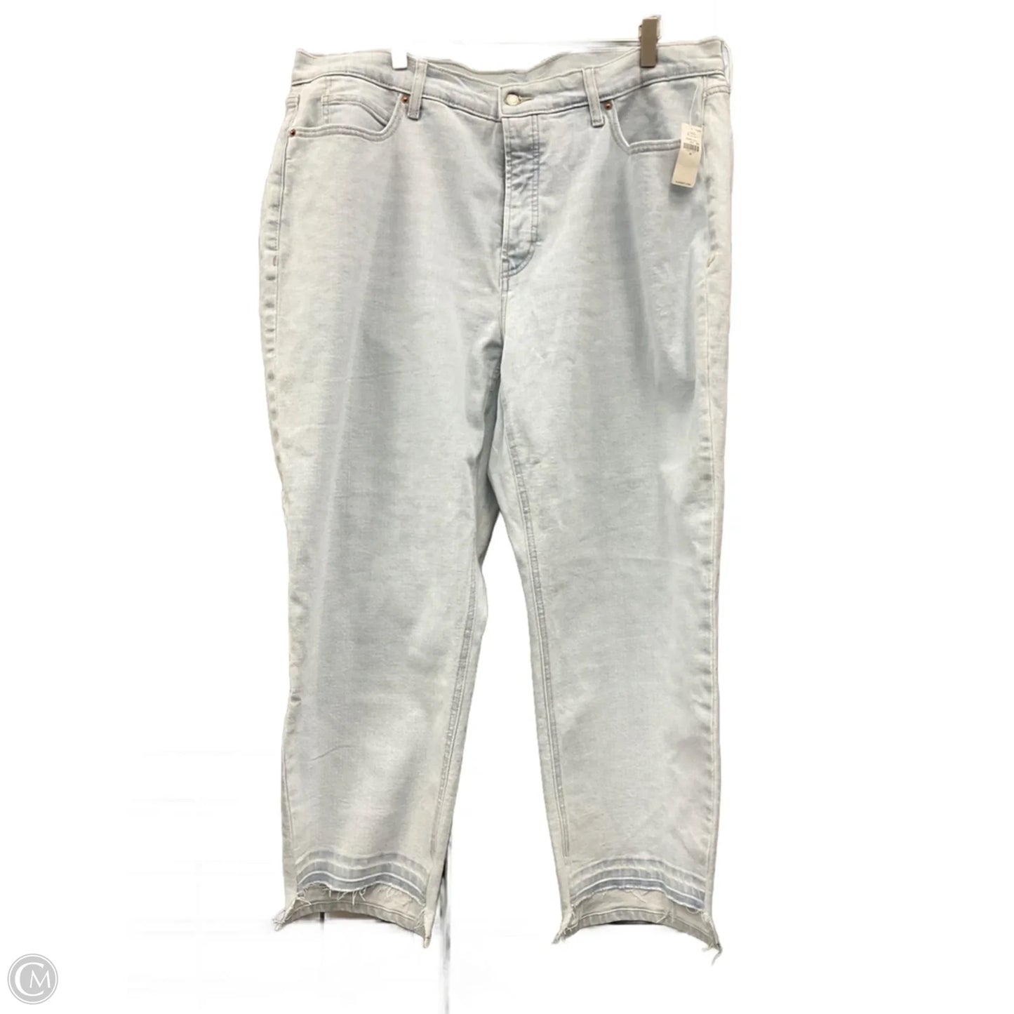 Jeans Cropped By Old Navy In Blue Denim, Size: 20