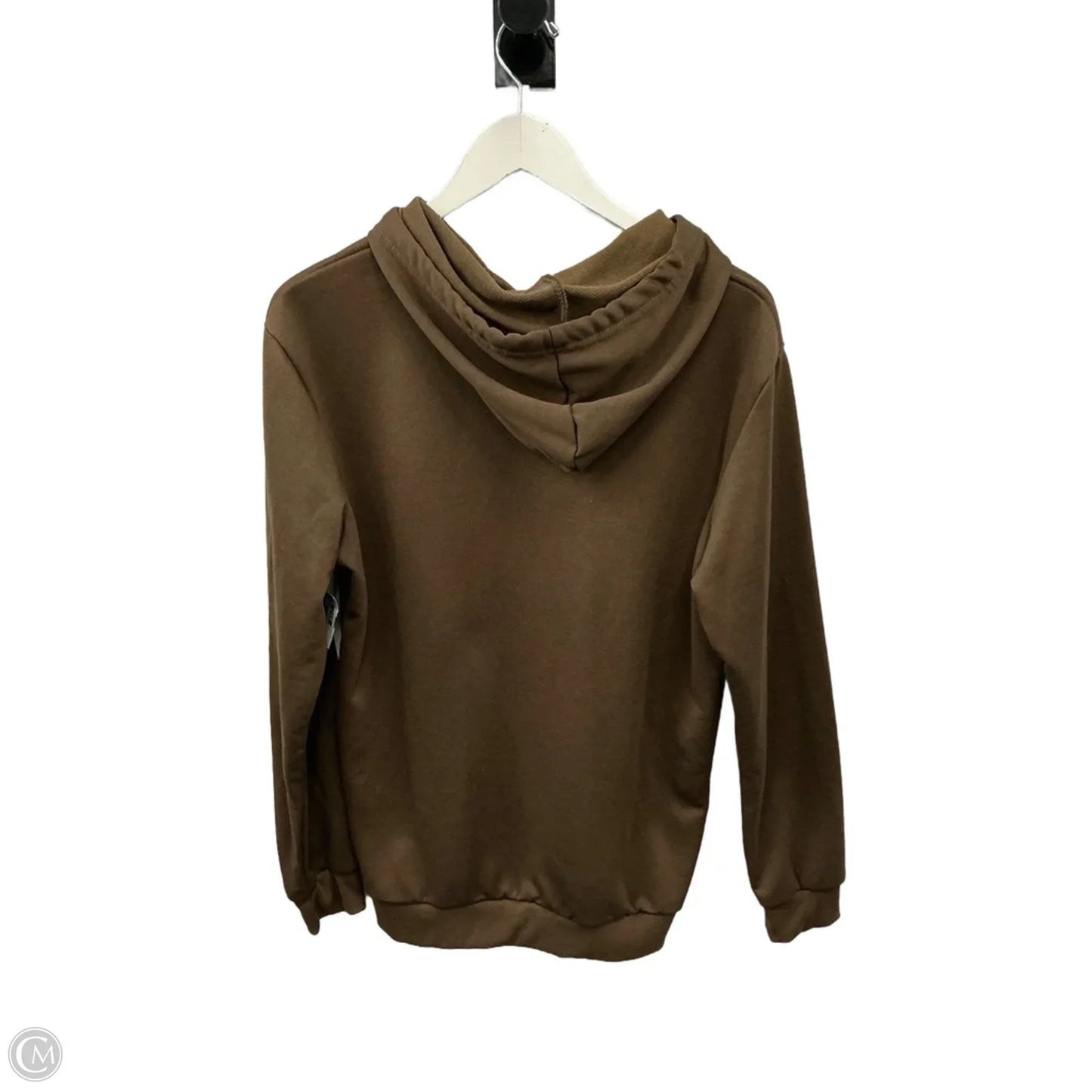 Sweatshirt Hoodie By Cmf In Brown, Size: M
