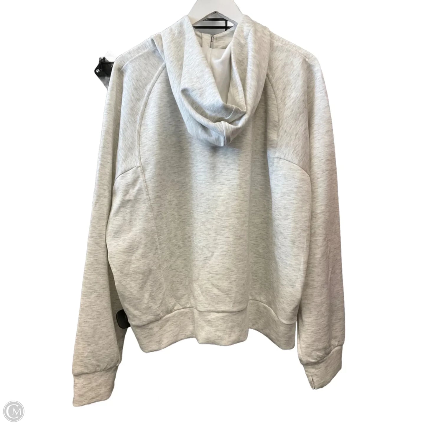 Athletic Jacket By Clothes Mentor In Grey, Size: 2x