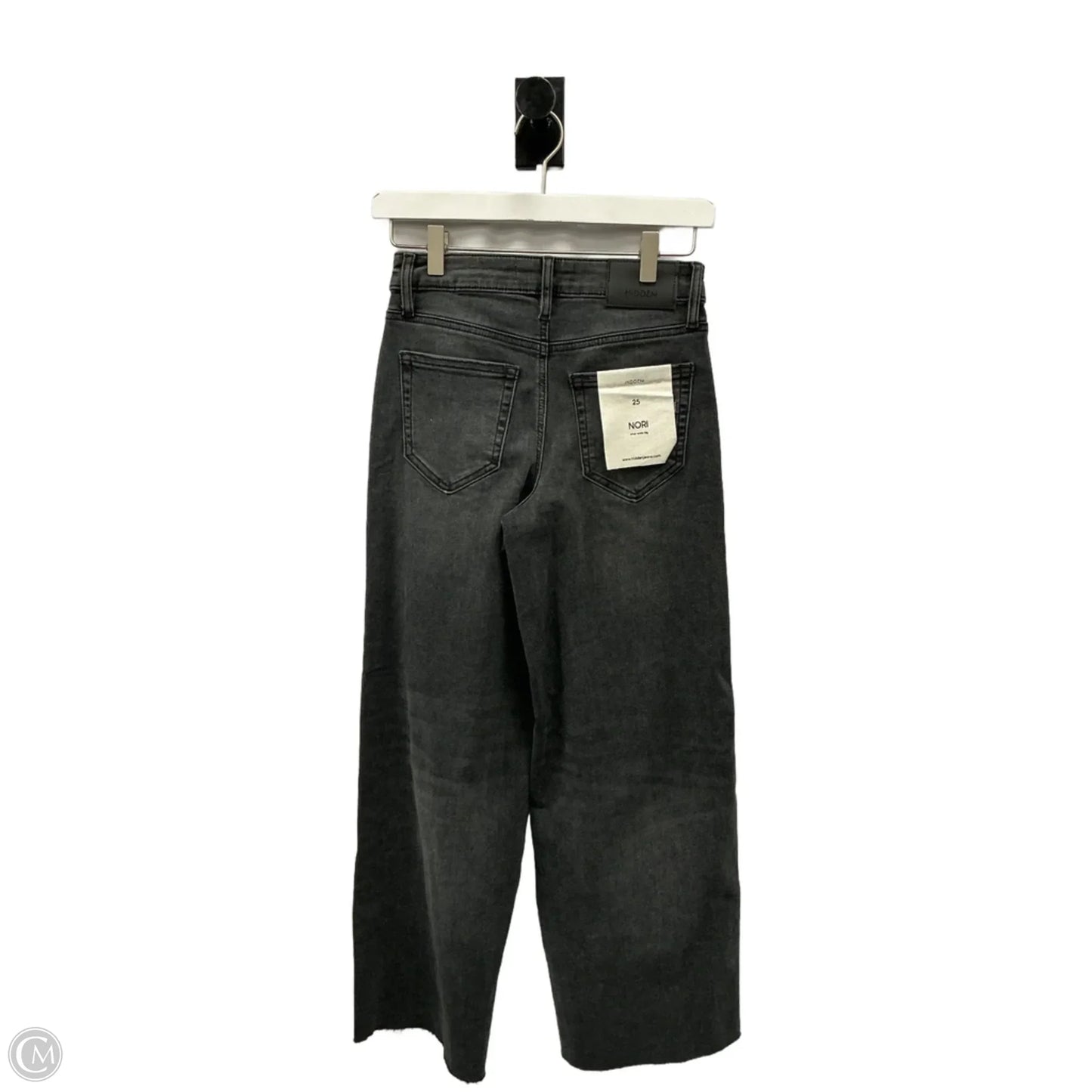 Jeans Cropped By Hidden In Black Denim, Size: 2