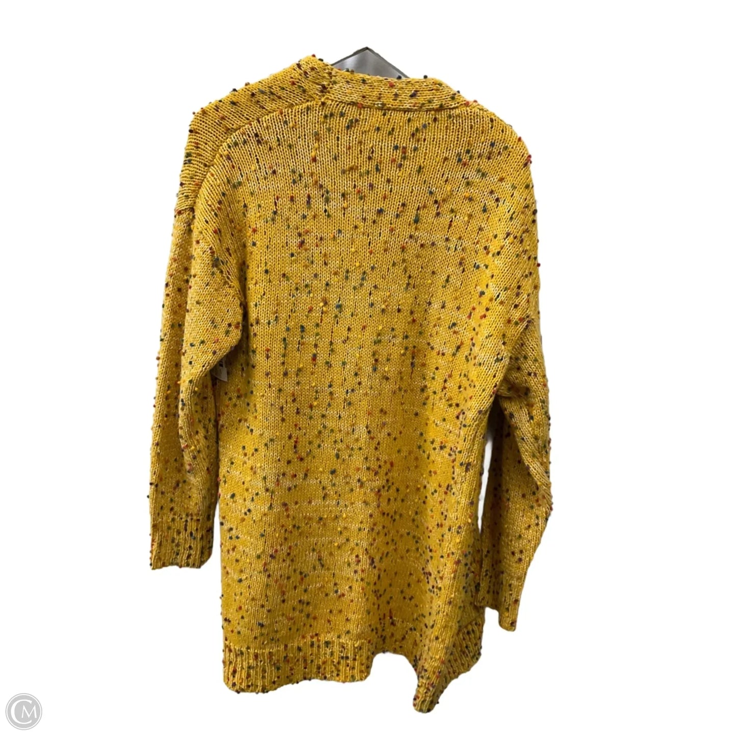Sweater Cardigan By Blakeley In Yellow, Size: Osfm