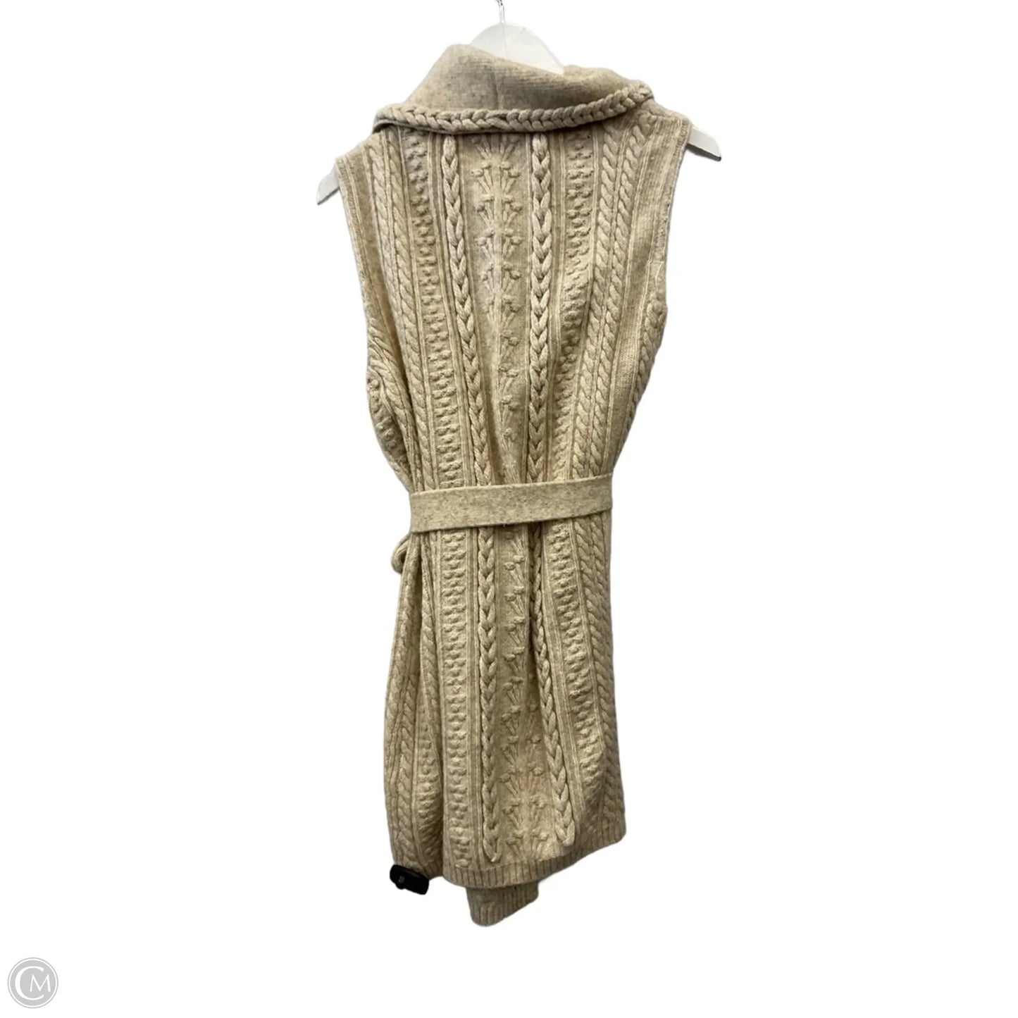 Vest Sweater By White House Black Market In Beige, Size: L