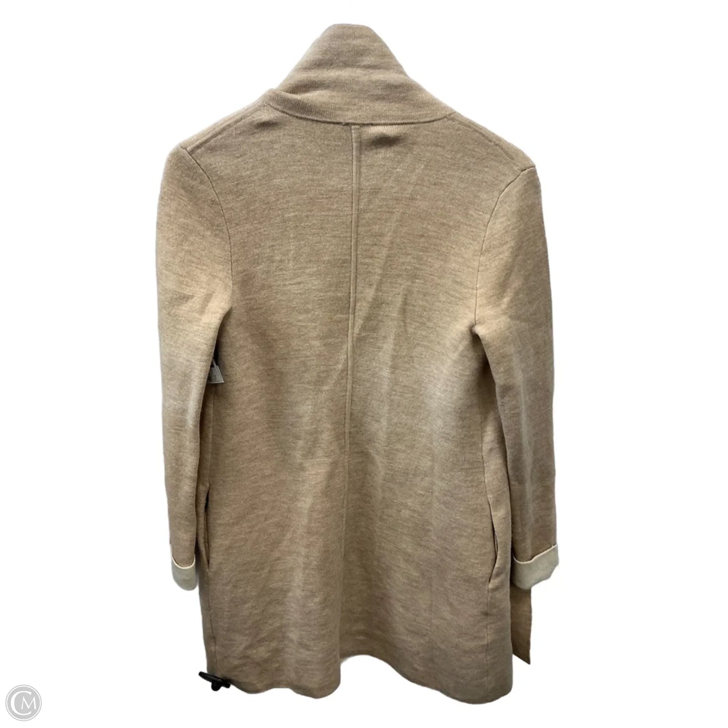 Sweater Cardigan By Talbots In Beige, Size: S