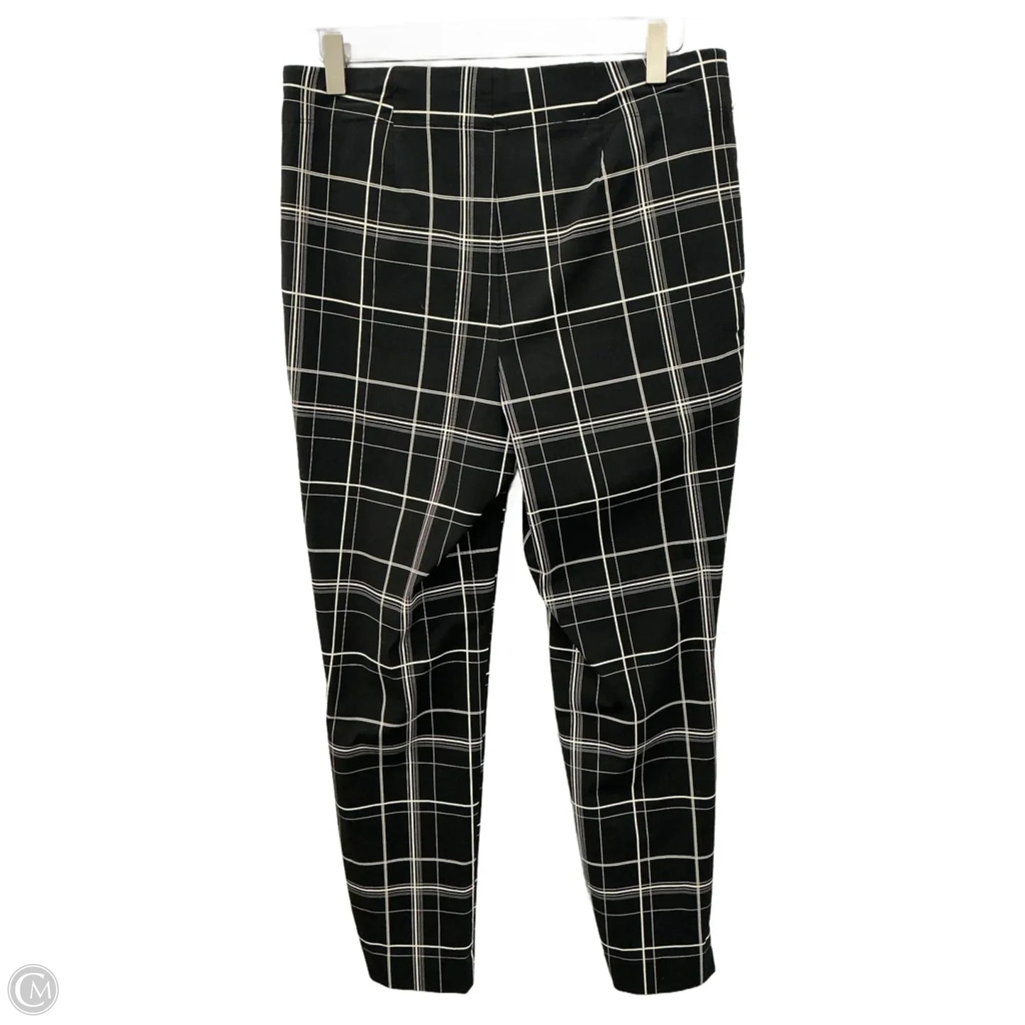 Pants Leggings By Chicos In Black & White, Size: S