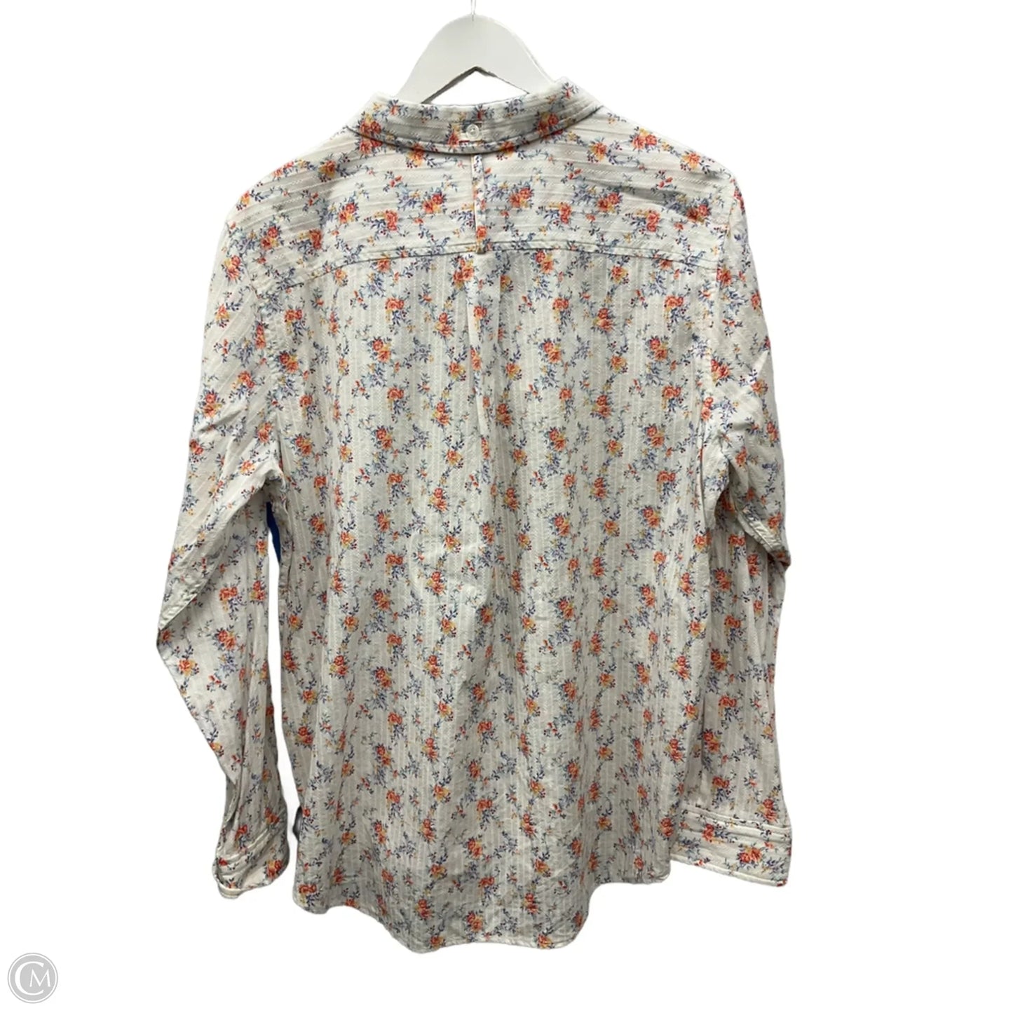Top Long Sleeve By On 34th In Floral Print, Size: Xl
