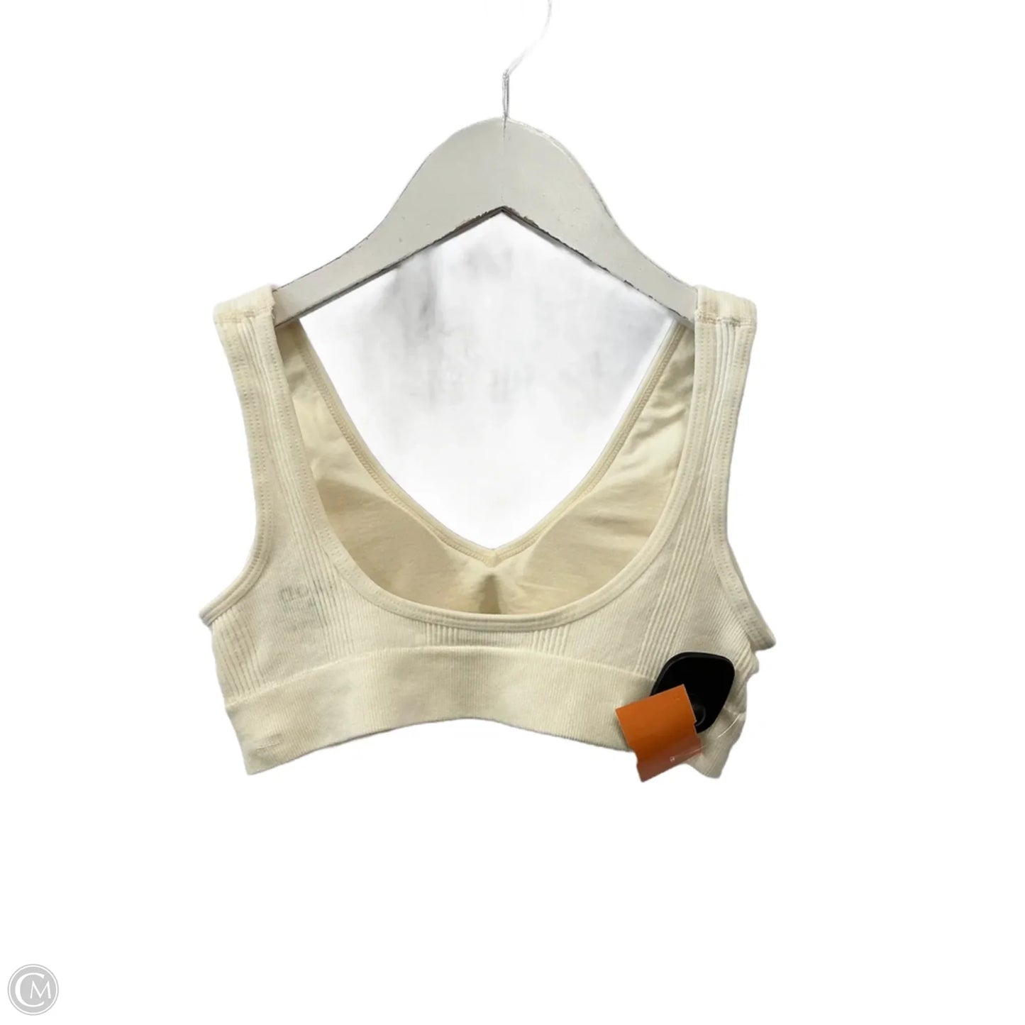 Athletic Bra By Izod In Cream, Size: S