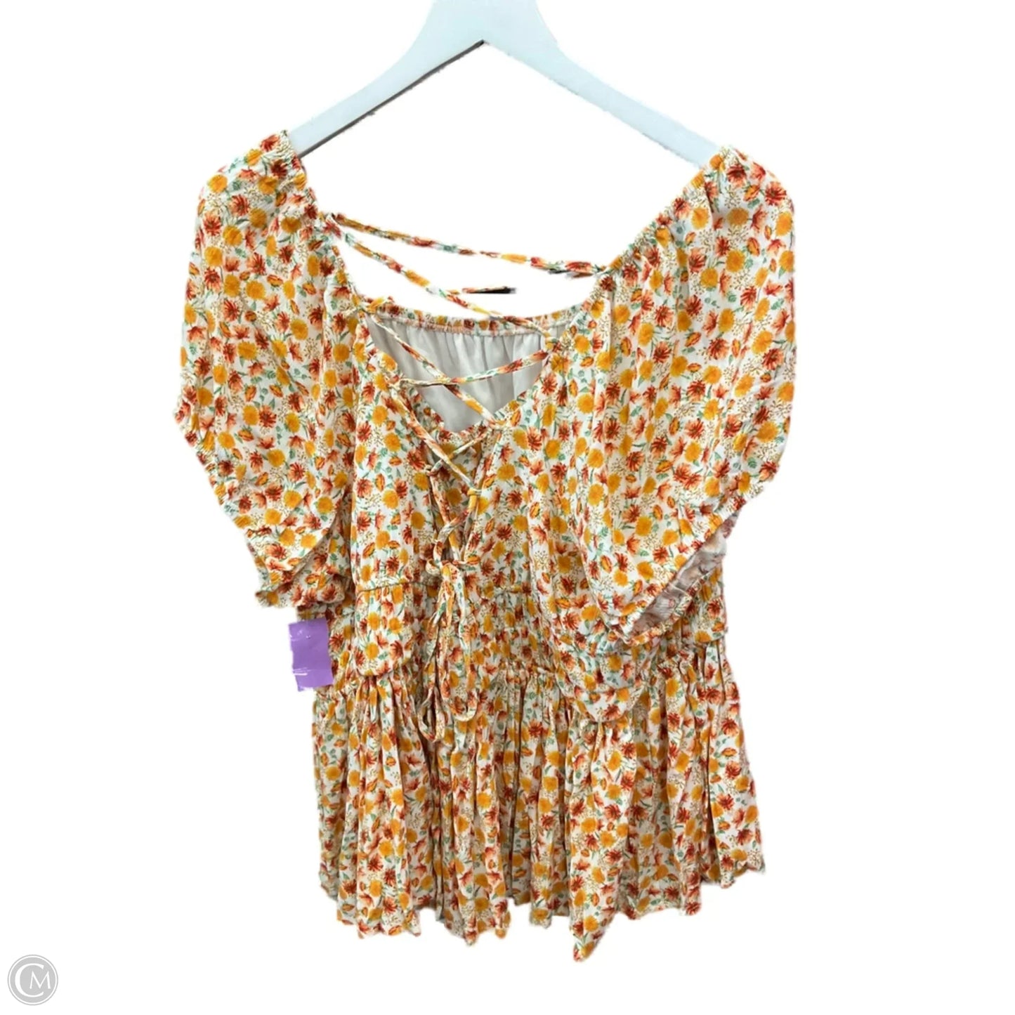 Top Short Sleeve By Torrid In White, Size: 3x