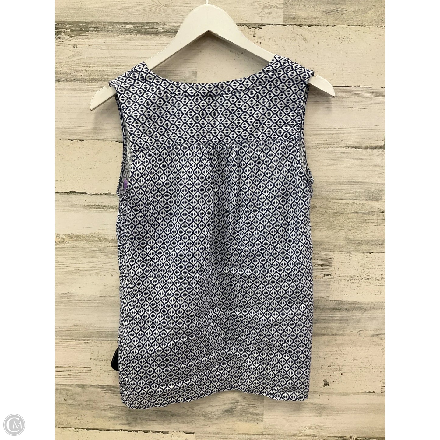 Top Sleeveless By Talbots In Blue, Size: Xs