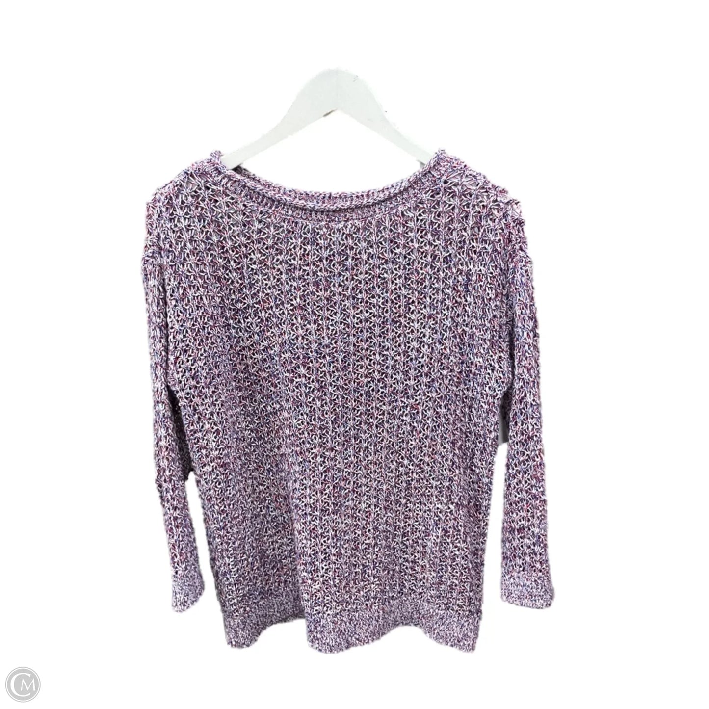 Sweater By Loft In Blue & Red & White, Size: Xs