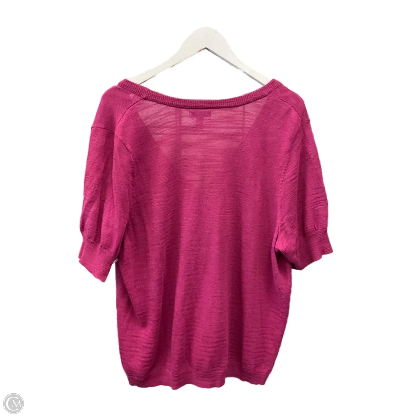 Cardigan By Croft And Barrow In Purple, Size: 1x