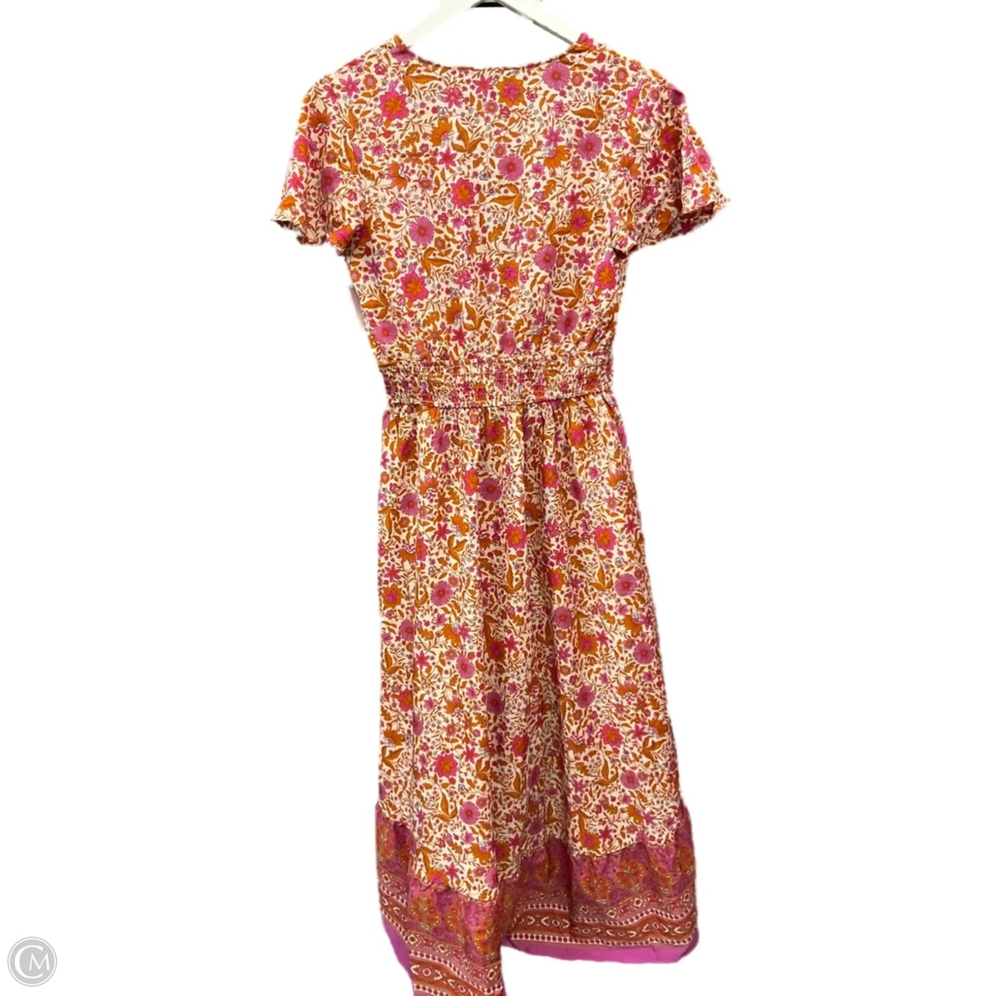 Dress Casual Midi By Clothes Mentor In Cream, Size: S