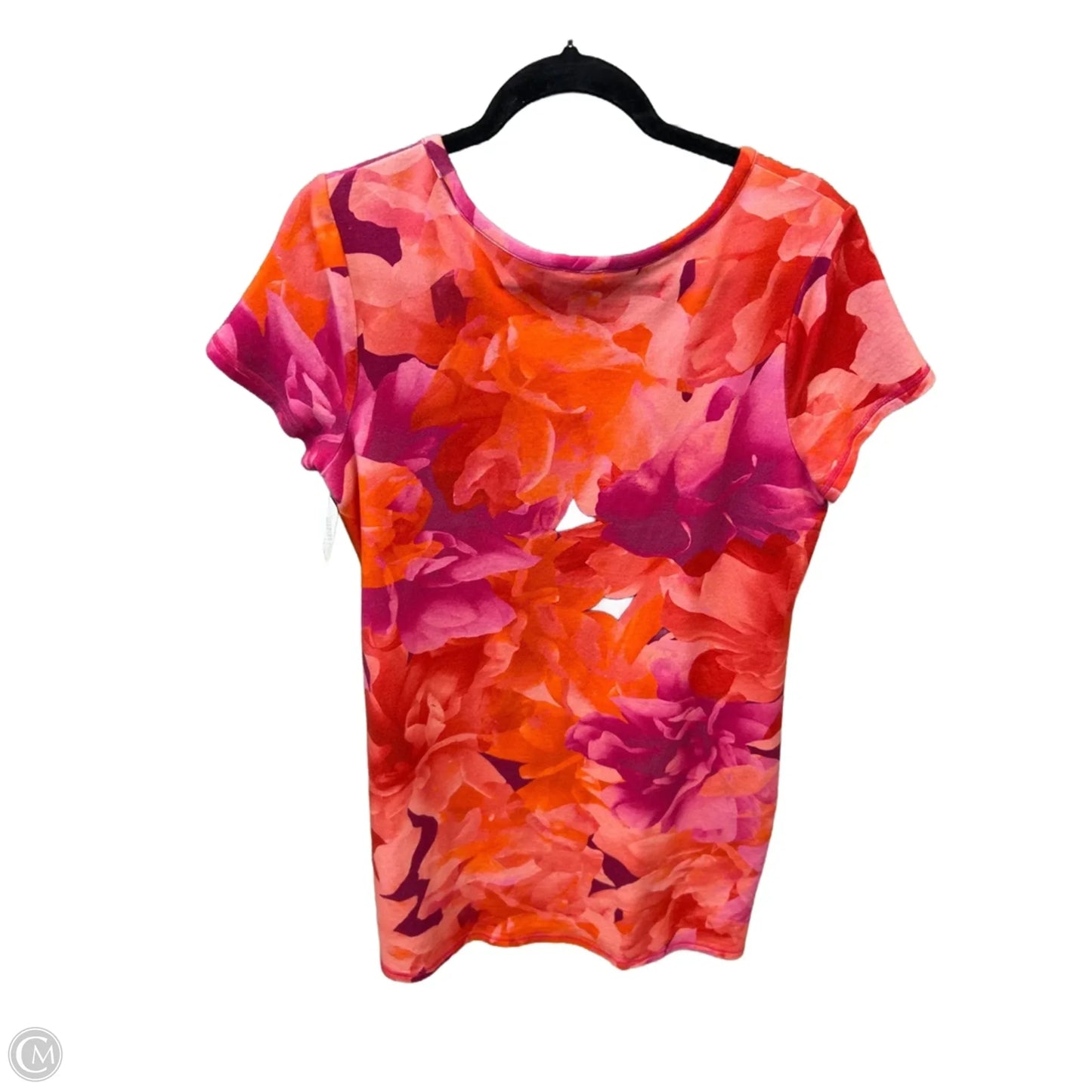 Dress Casual Short By Talbots In Orange & Pink, Size: 1