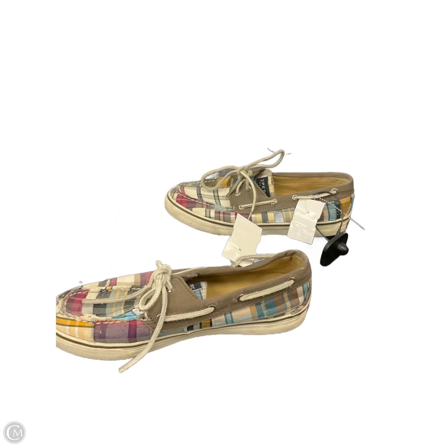 Shoes Flats By Sperry In Plaid Pattern, Size: 8.5