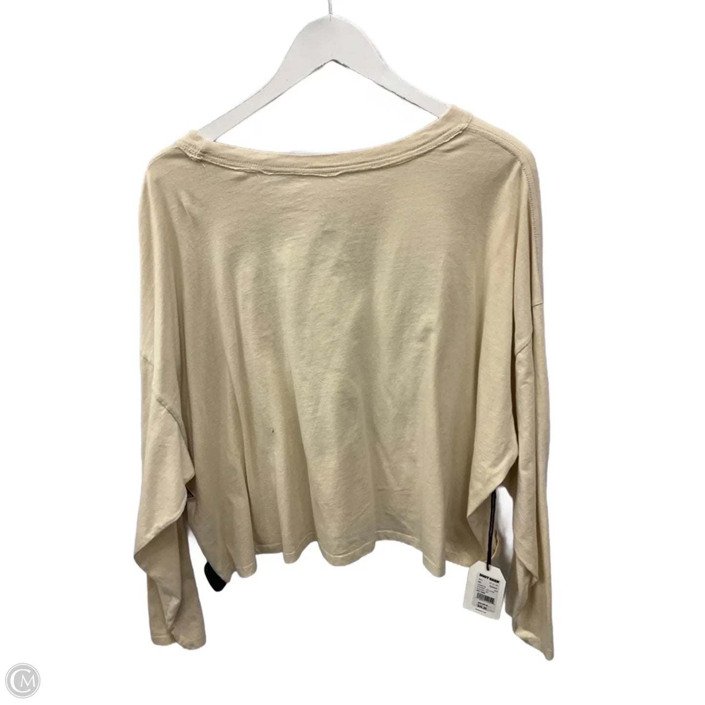 Top Long Sleeve By Clothes Mentor In Cream, Size: Xxl