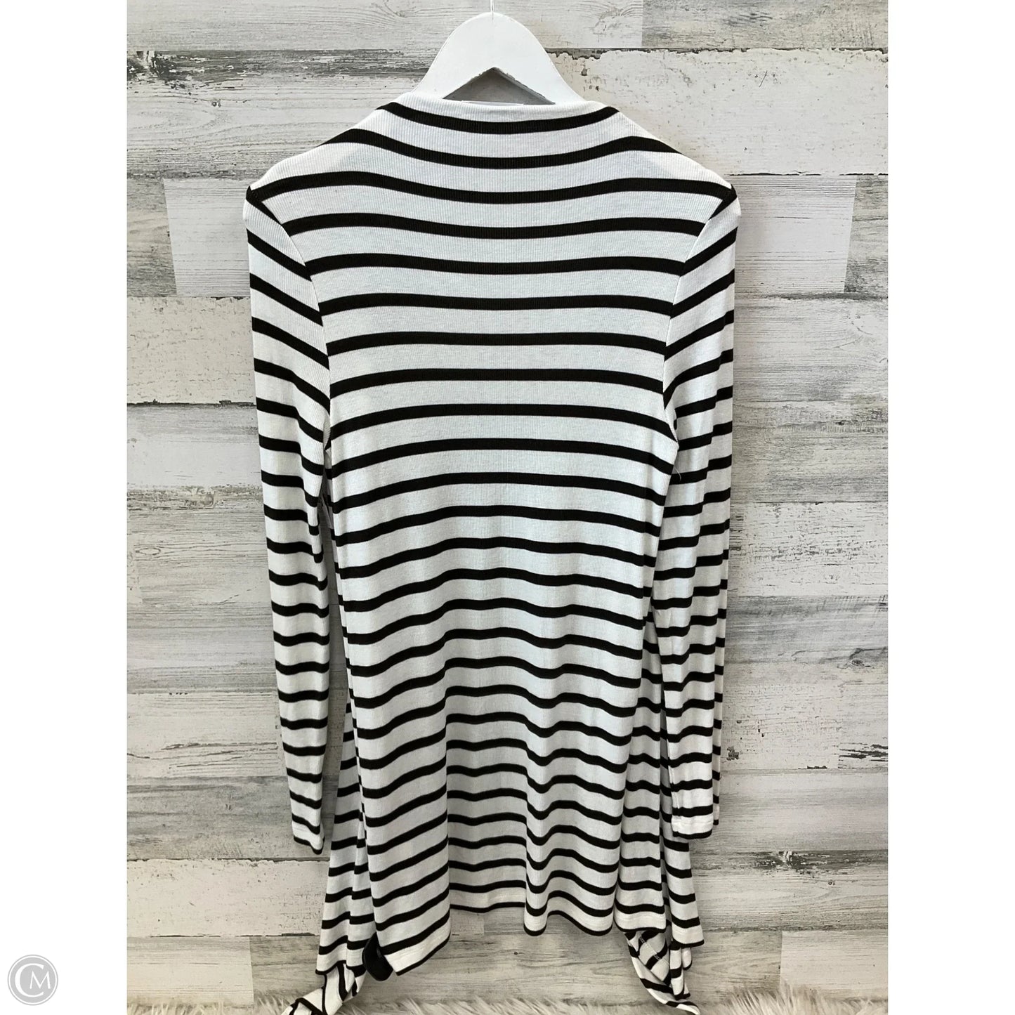 Cardigan By Calvin Klein In Black & White, Size: M