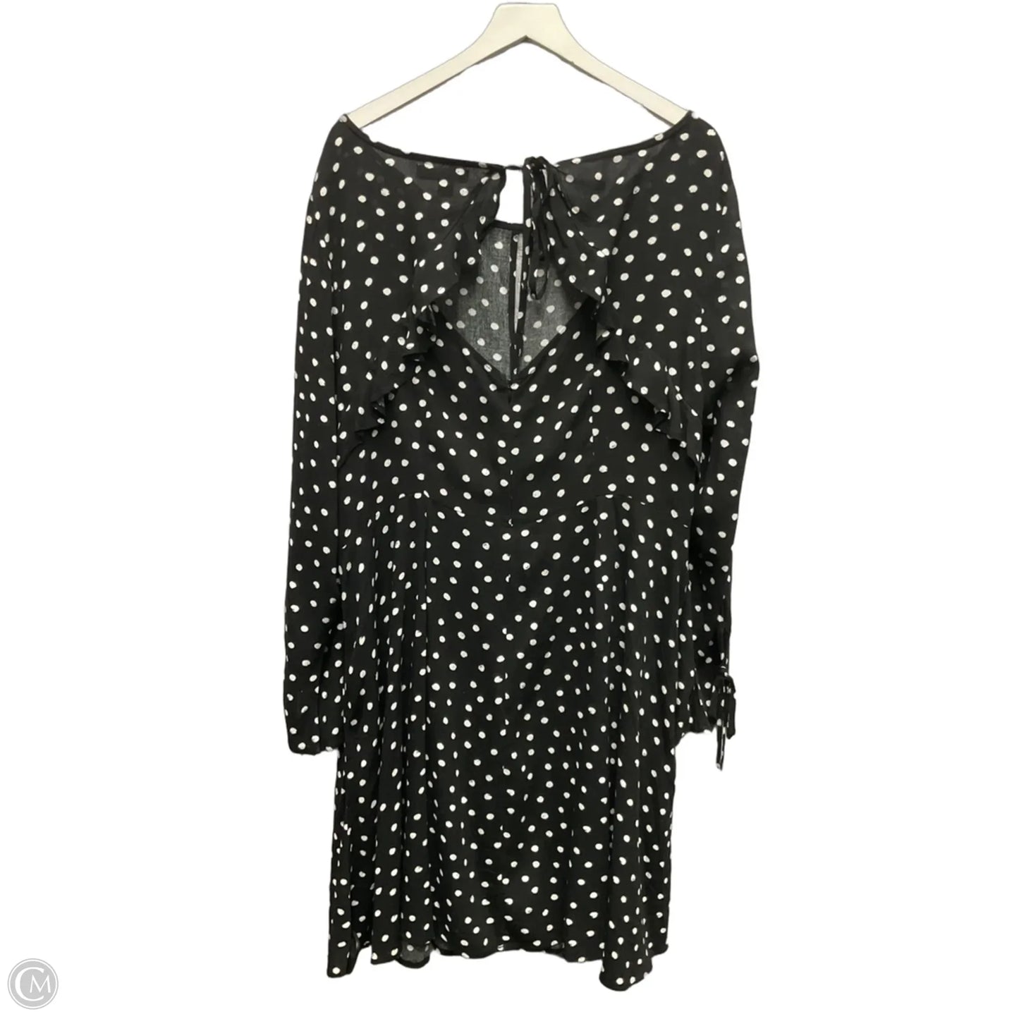 Dress Casual Short By Ellos In Black & White, Size: 3x