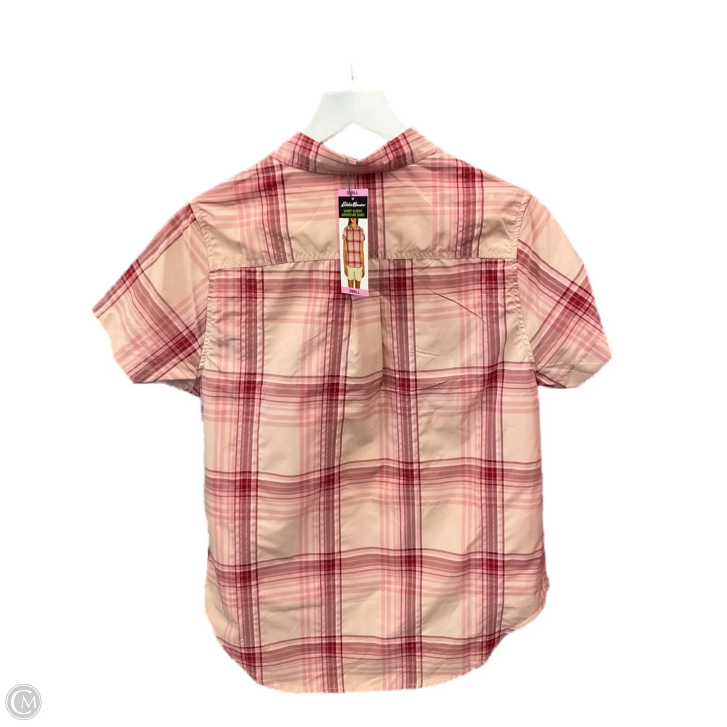 Top Short Sleeve By Eddie Bauer In Pink, Size: S