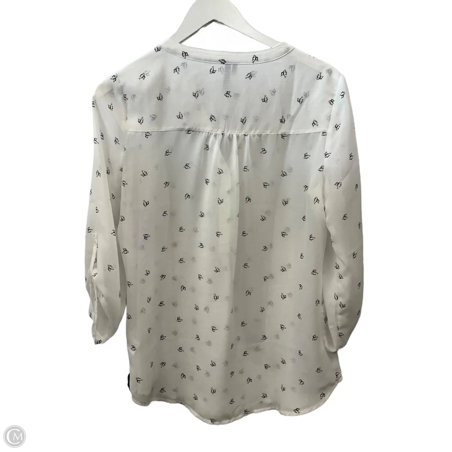 Top 3/4 Sleeve By Maurices In White, Size: M