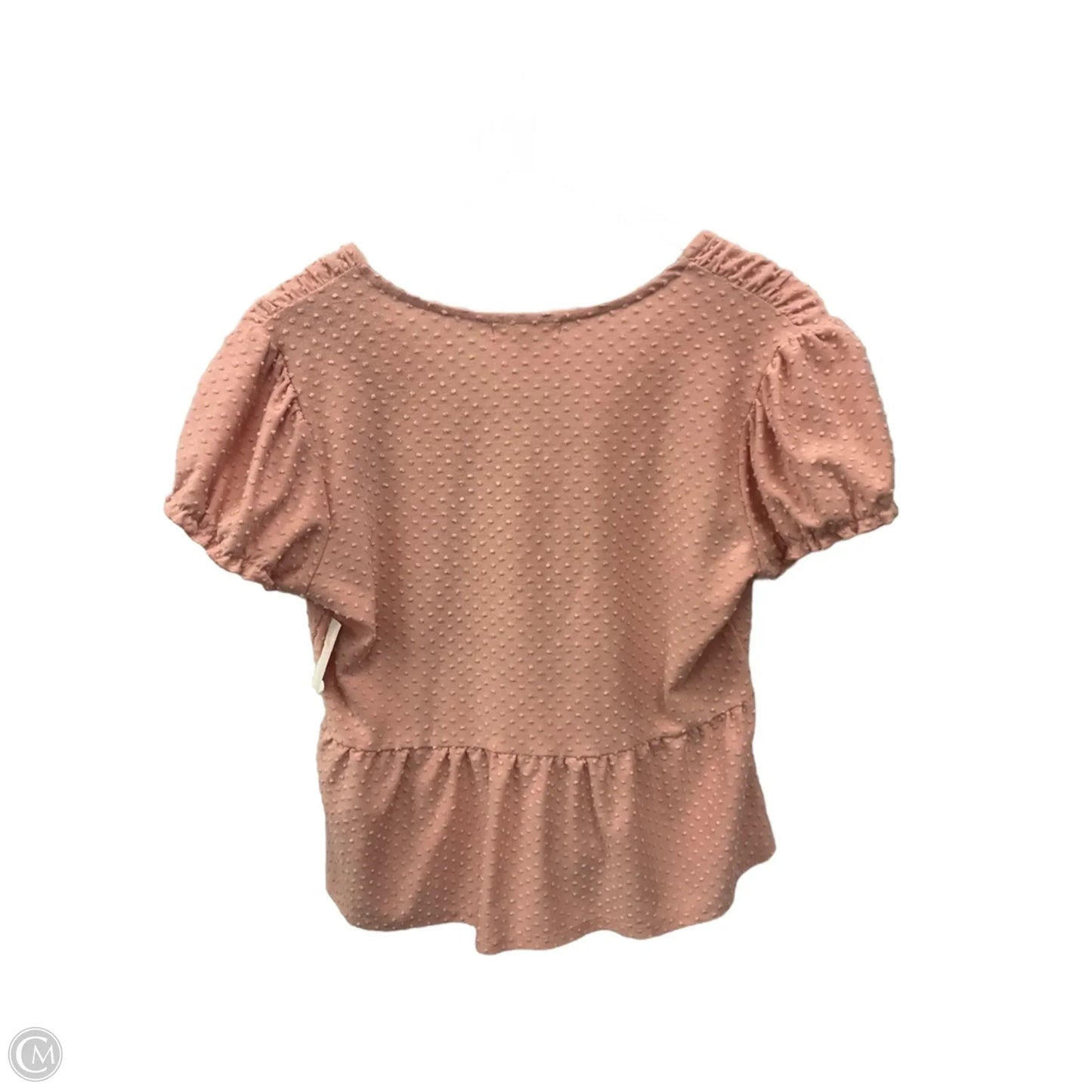 Top Short Sleeve By Ultra Flirt In Pink, Size: L